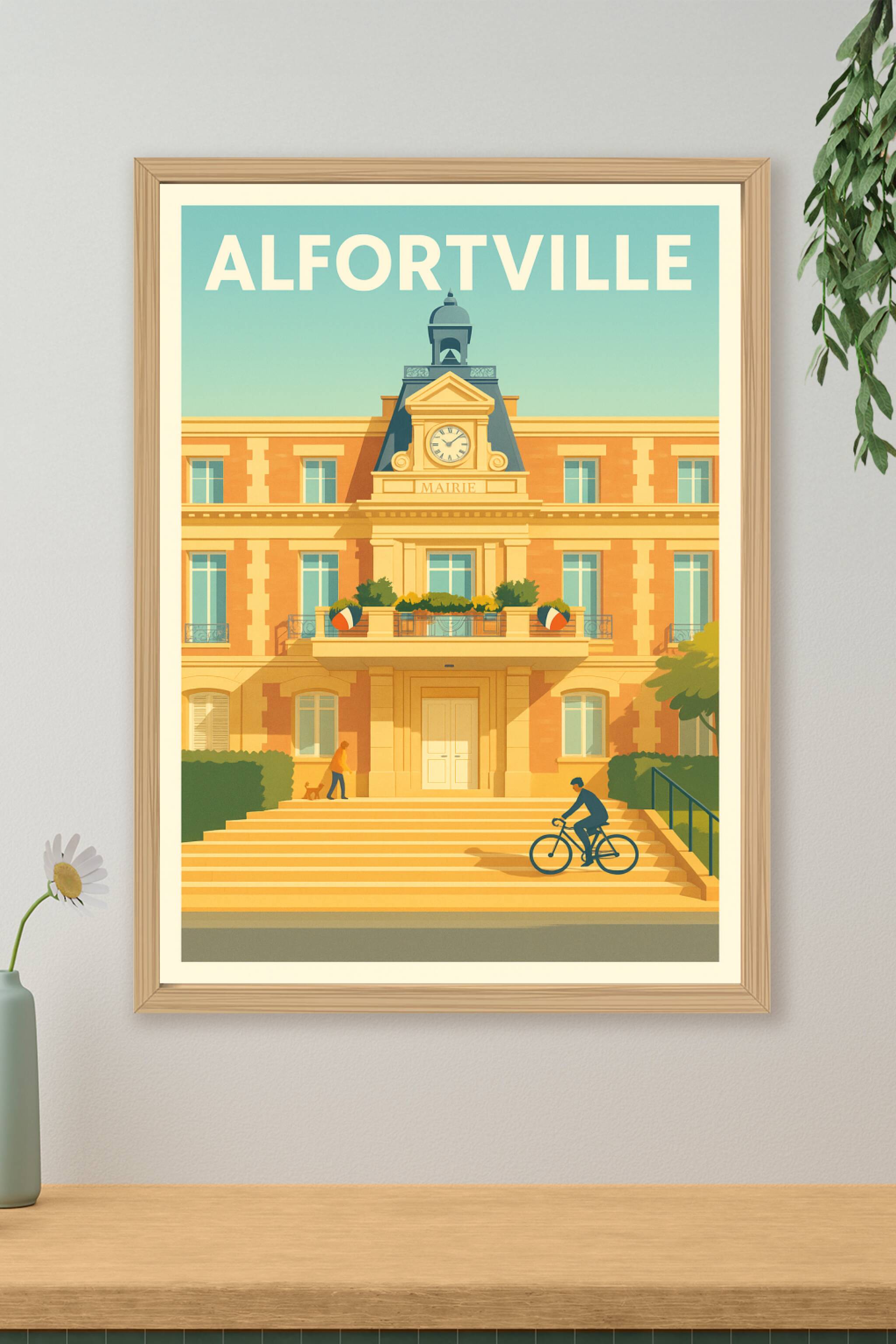 Affiche de Alfortville - Charme et lumière de la mairie