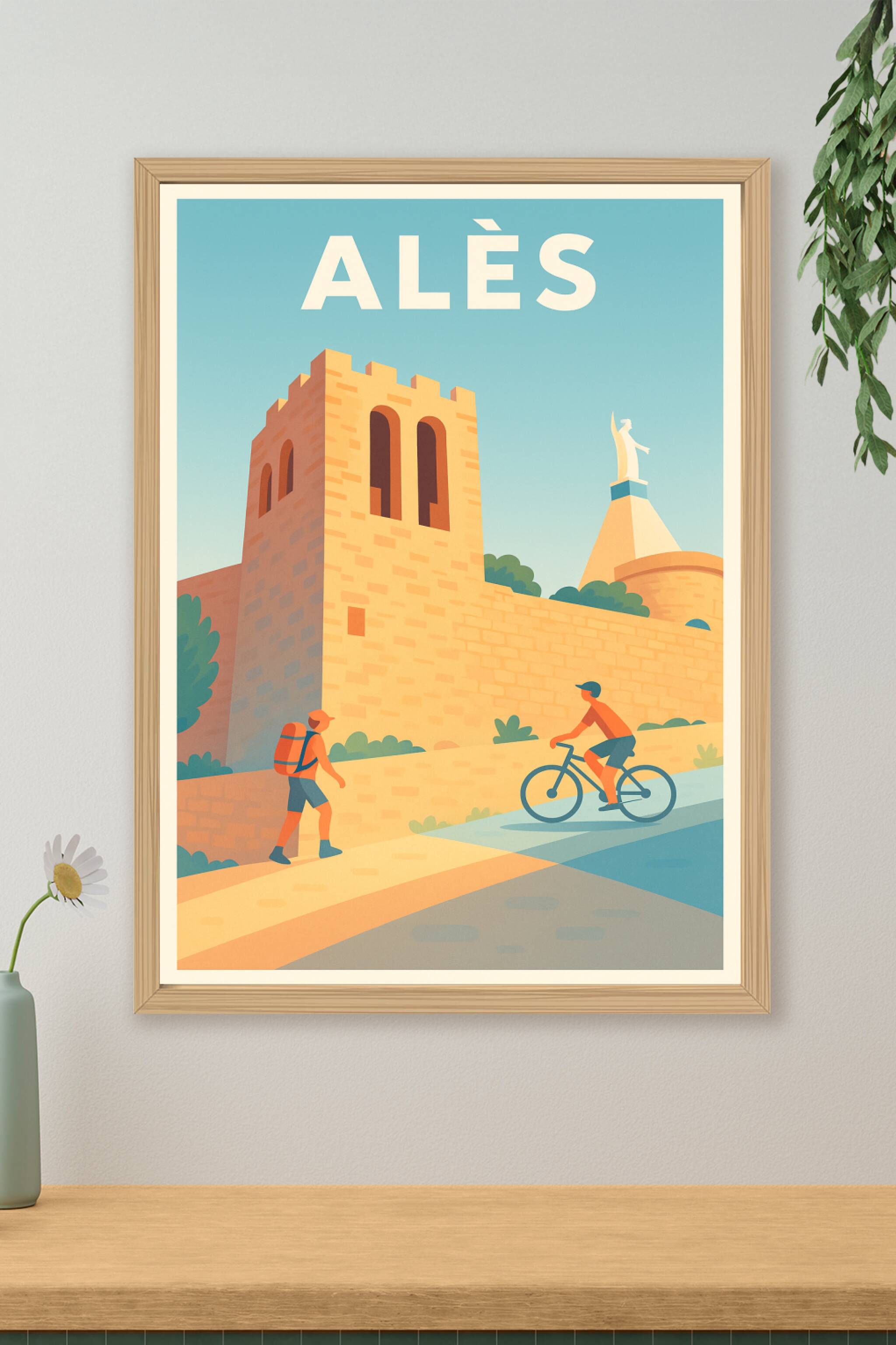 Affiche de Alès - Entre histoire et nature active