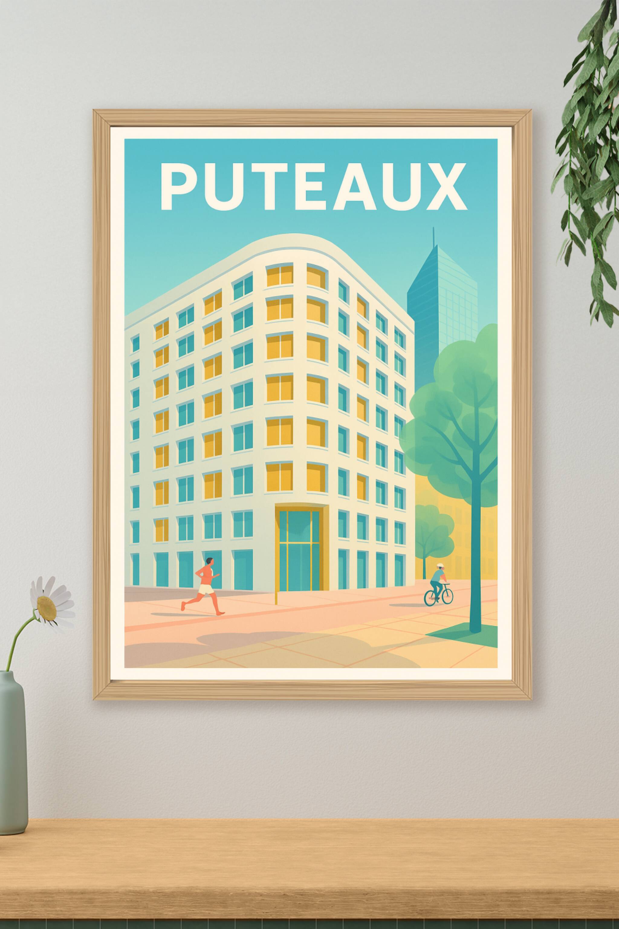 Affiche de Puteaux - L'élégance urbaine moderne