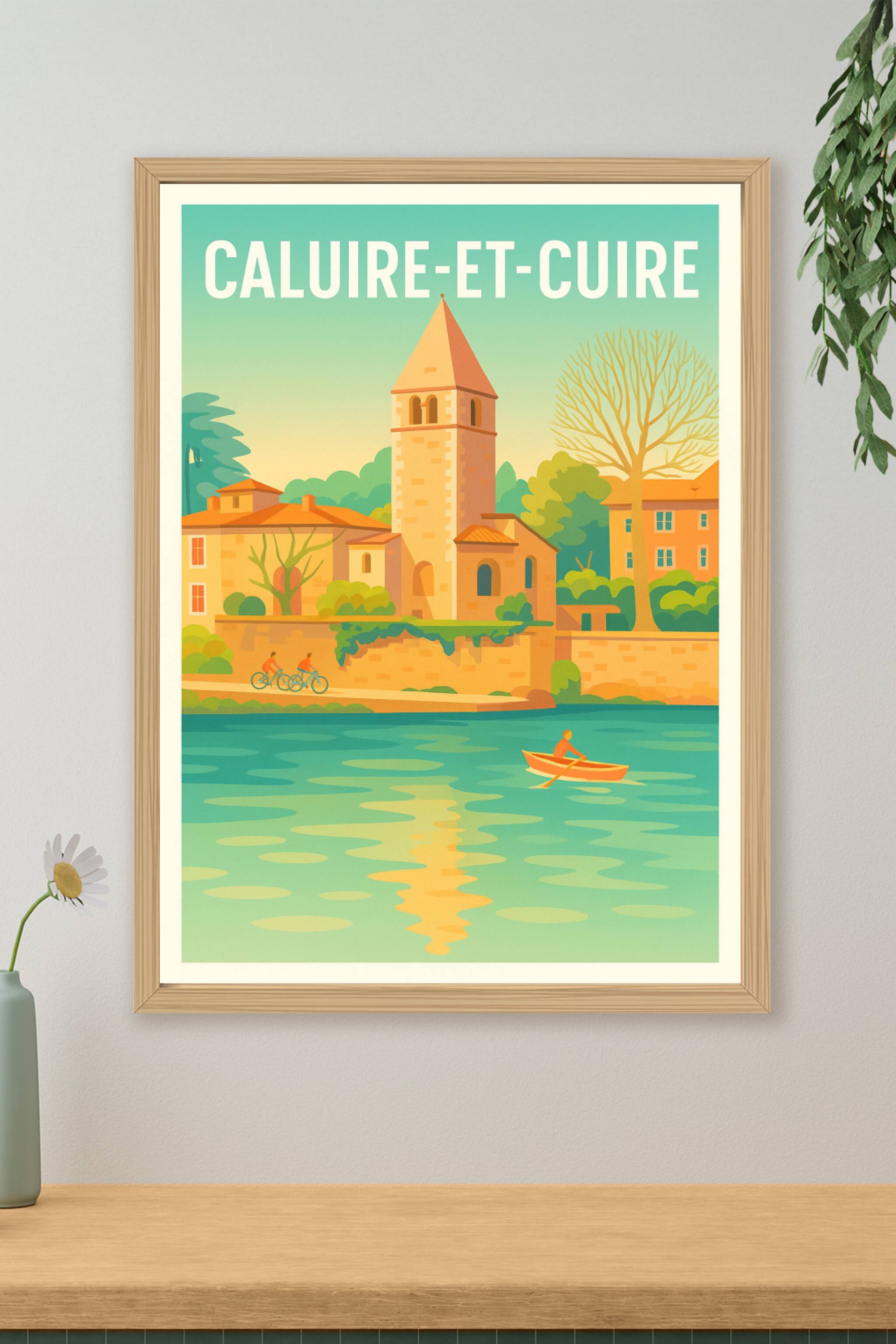 Affiche de Caluire-et-Cuire - Tranquillité au fil de l'eau