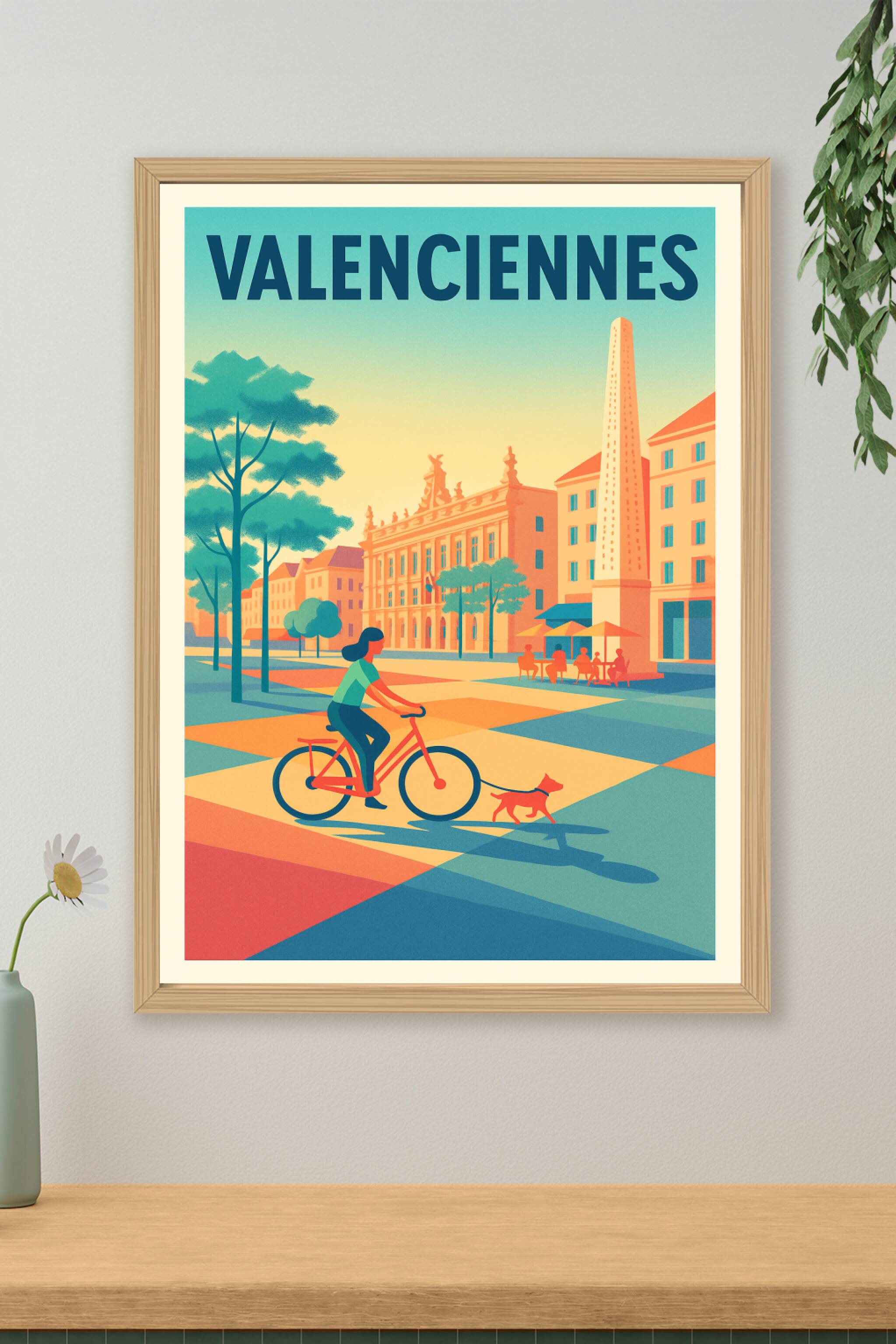 Affiche de Valenciennes - Balade ensoleillée au cœur de la ville