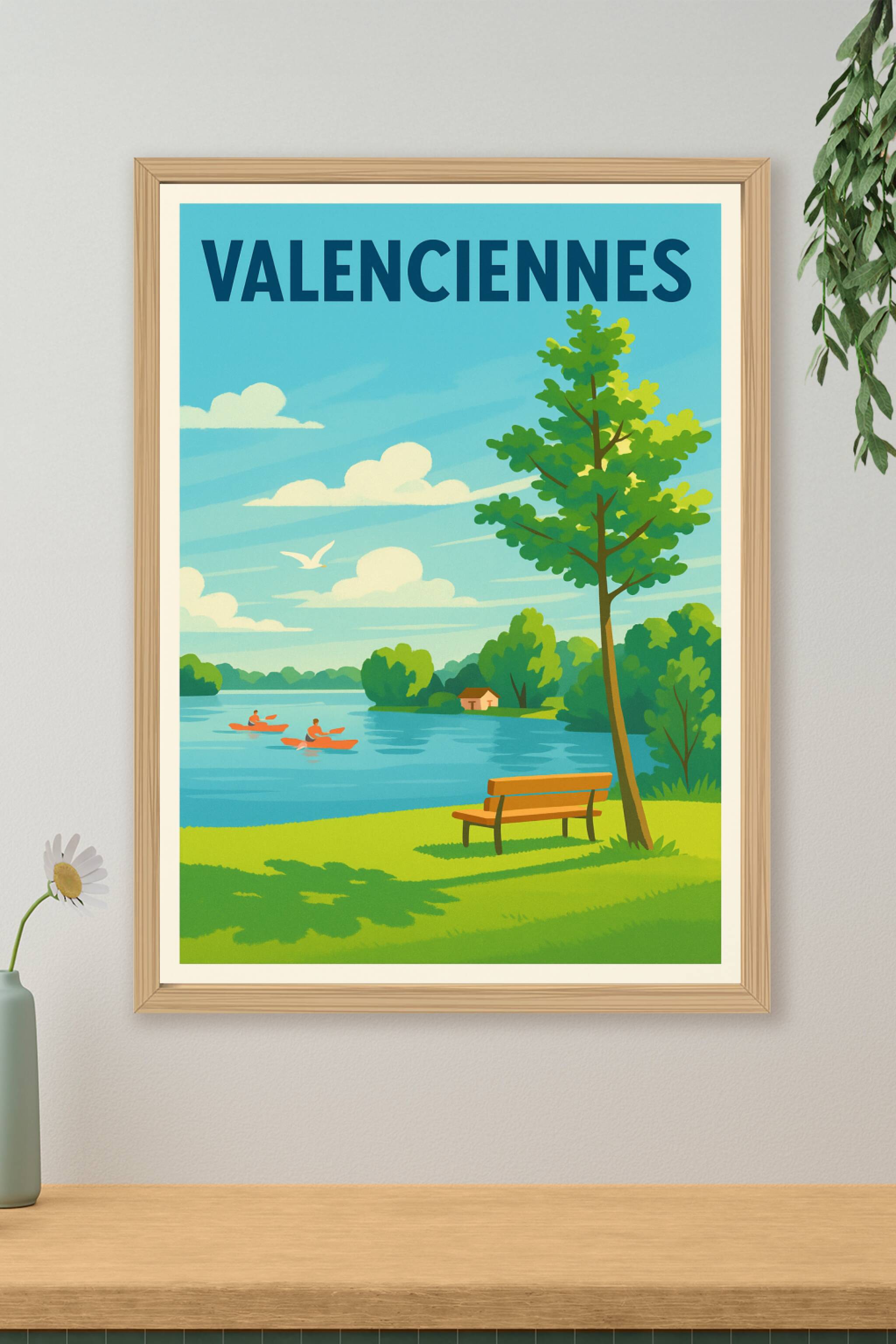 Affiche de Valenciennes - Escapade au bord de l'eau