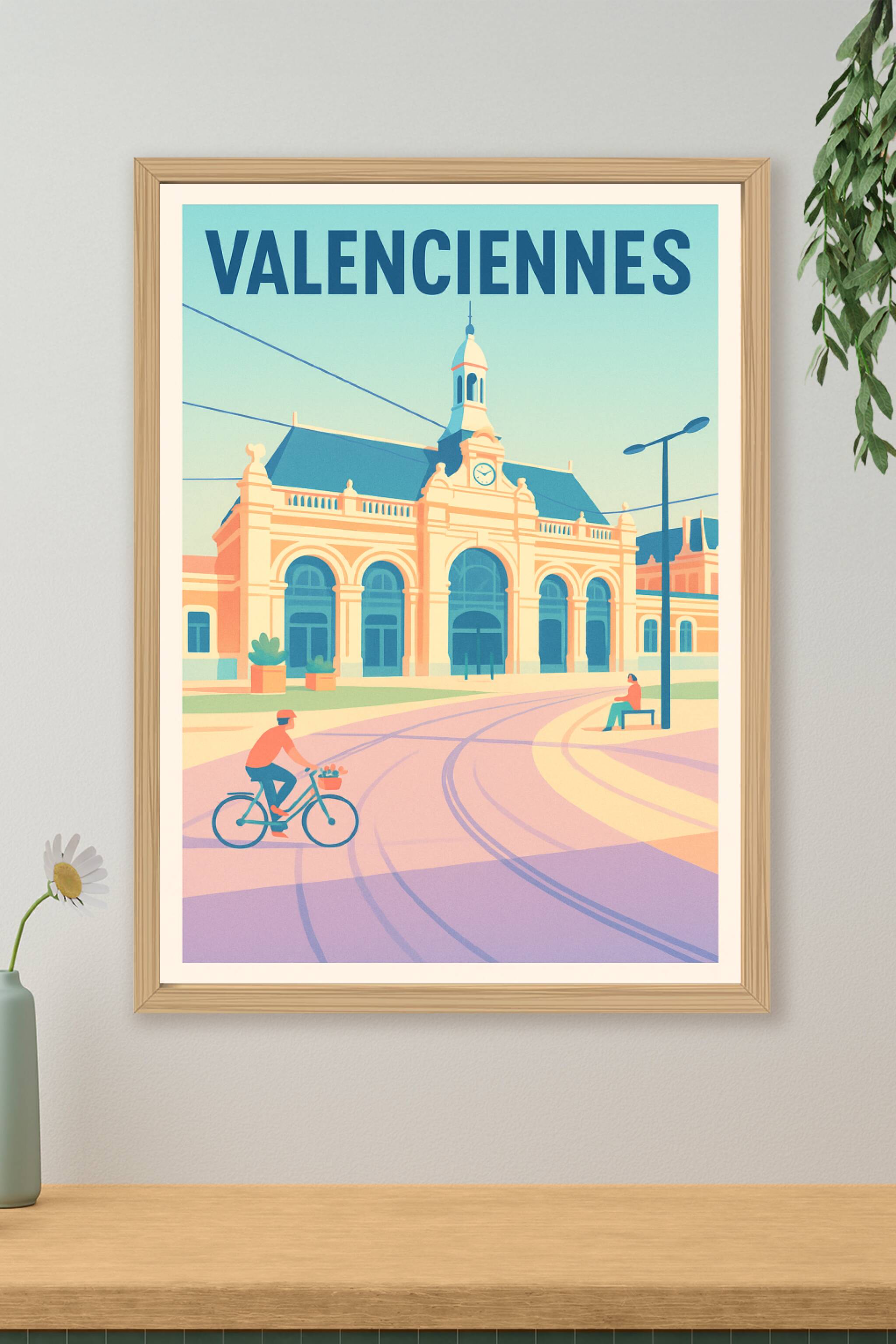Affiche de Valenciennes - Charme et quiétude urbaine