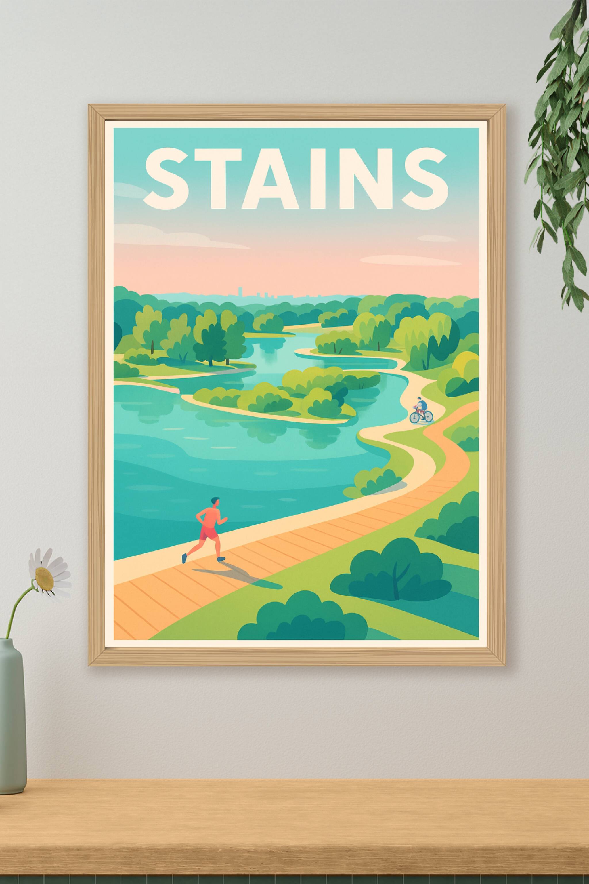 Affiche de Stains - L'évasion nature au cœur de la ville
