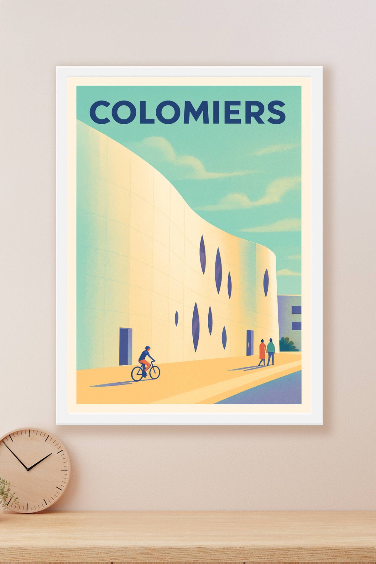 Affiche Colomiers — Architecture et douceur de vivre · poster d'art de Colomiers
