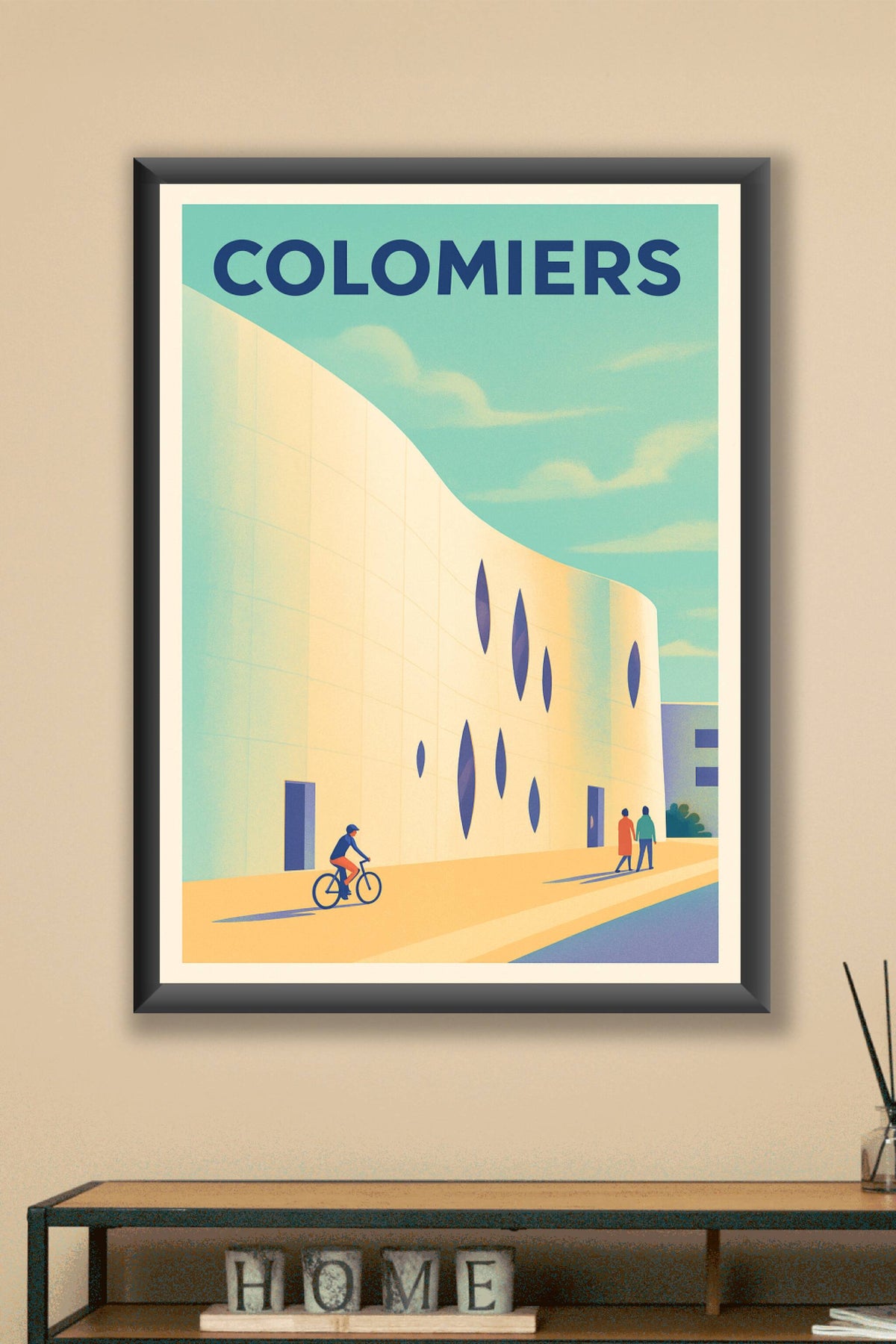 Affiche Colomiers — Architecture et douceur de vivre · poster d'art de Colomiers