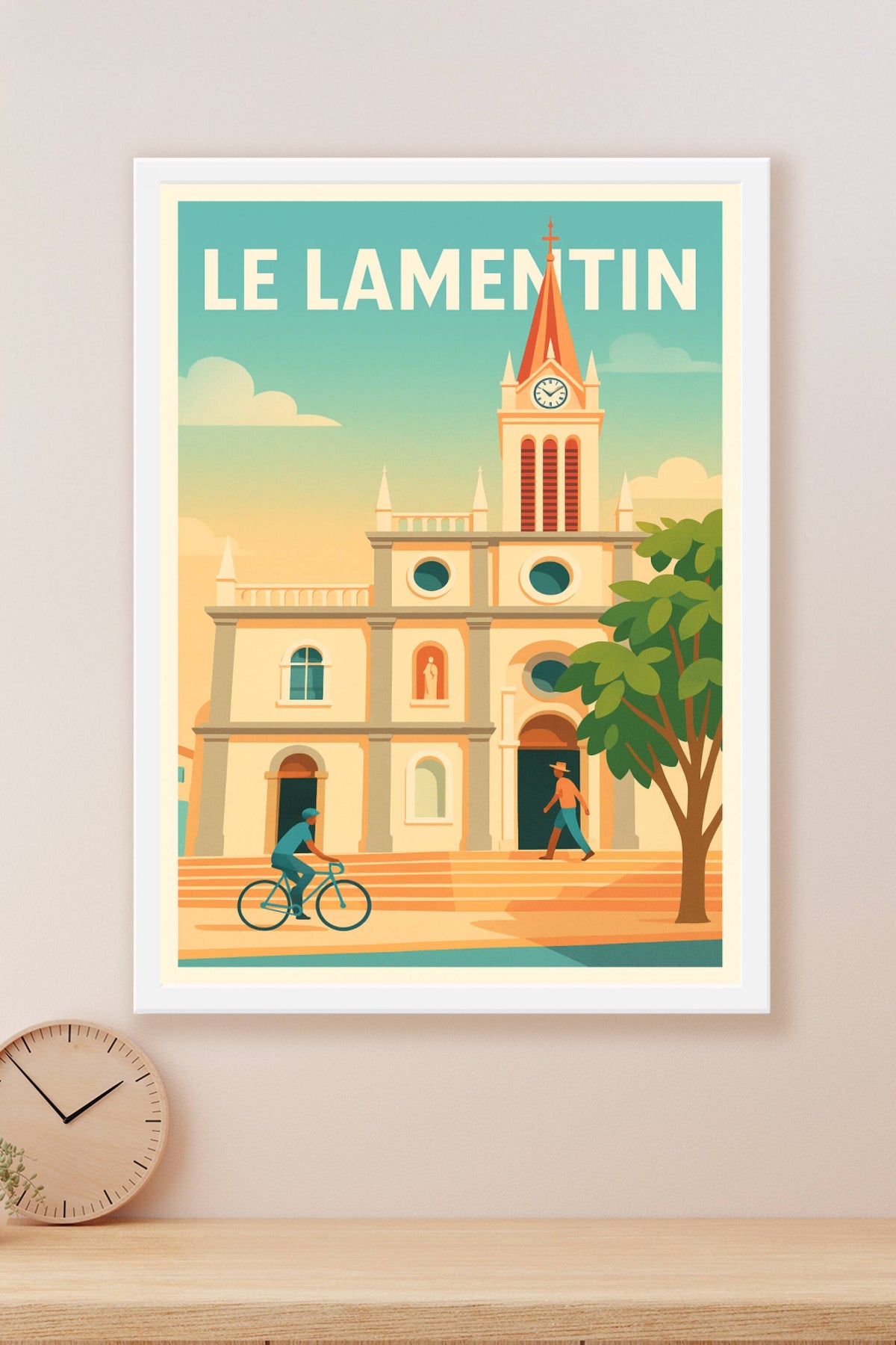 Affiche Le Lamentin — L'élégance architecturale et la douceur de vivre · poster d'art de Le Lamentin