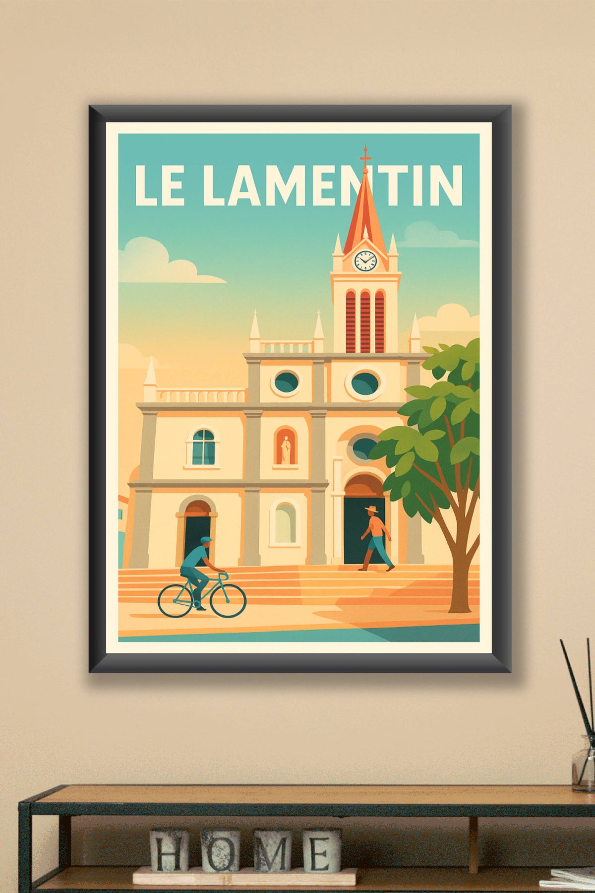 Affiche Le Lamentin — L'élégance architecturale et la douceur de vivre · poster d'art de Le Lamentin