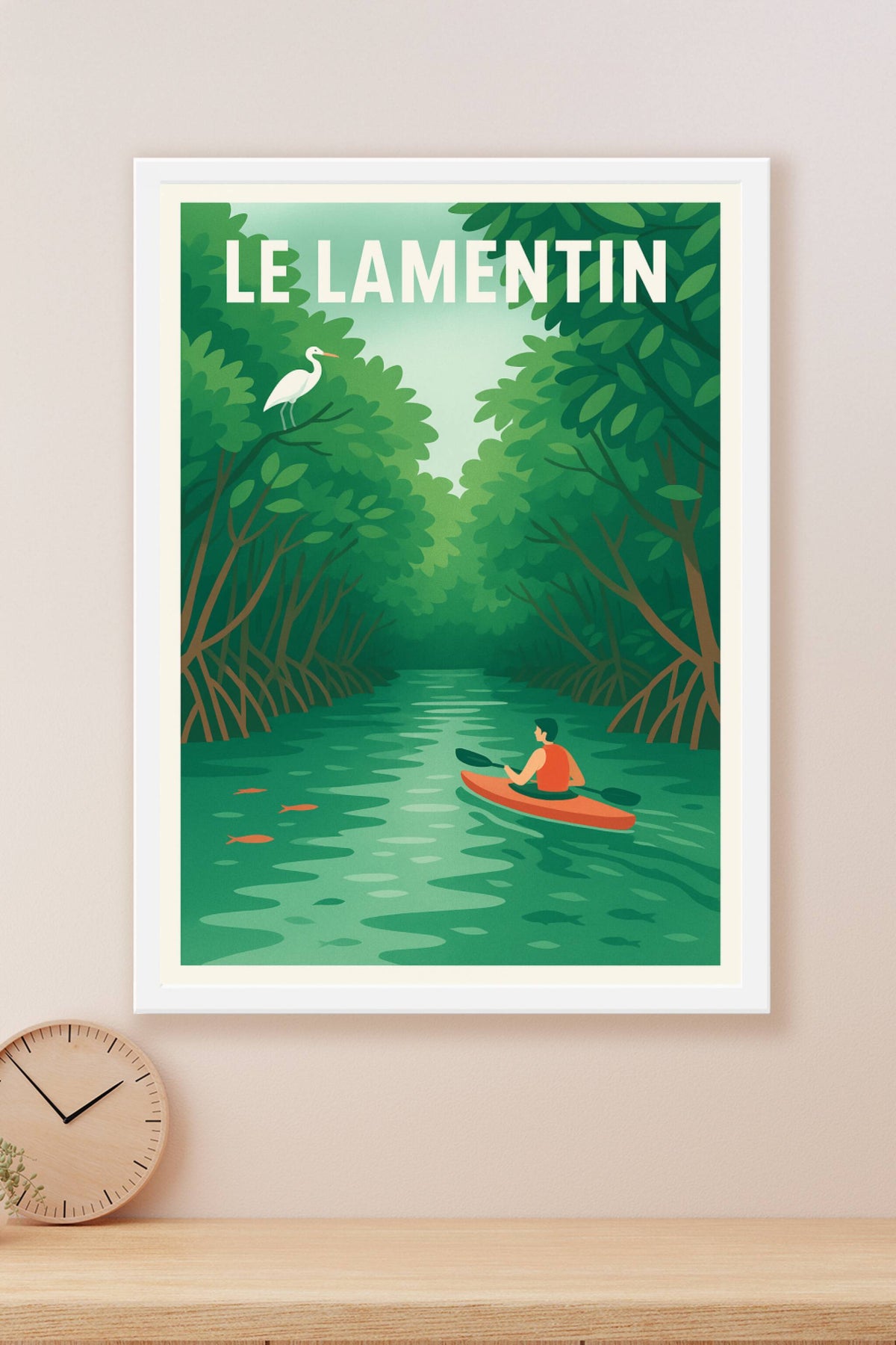 Affiche Le Lamentin — Aventure paisible au cœur de la nature · poster d'art de Le Lamentin