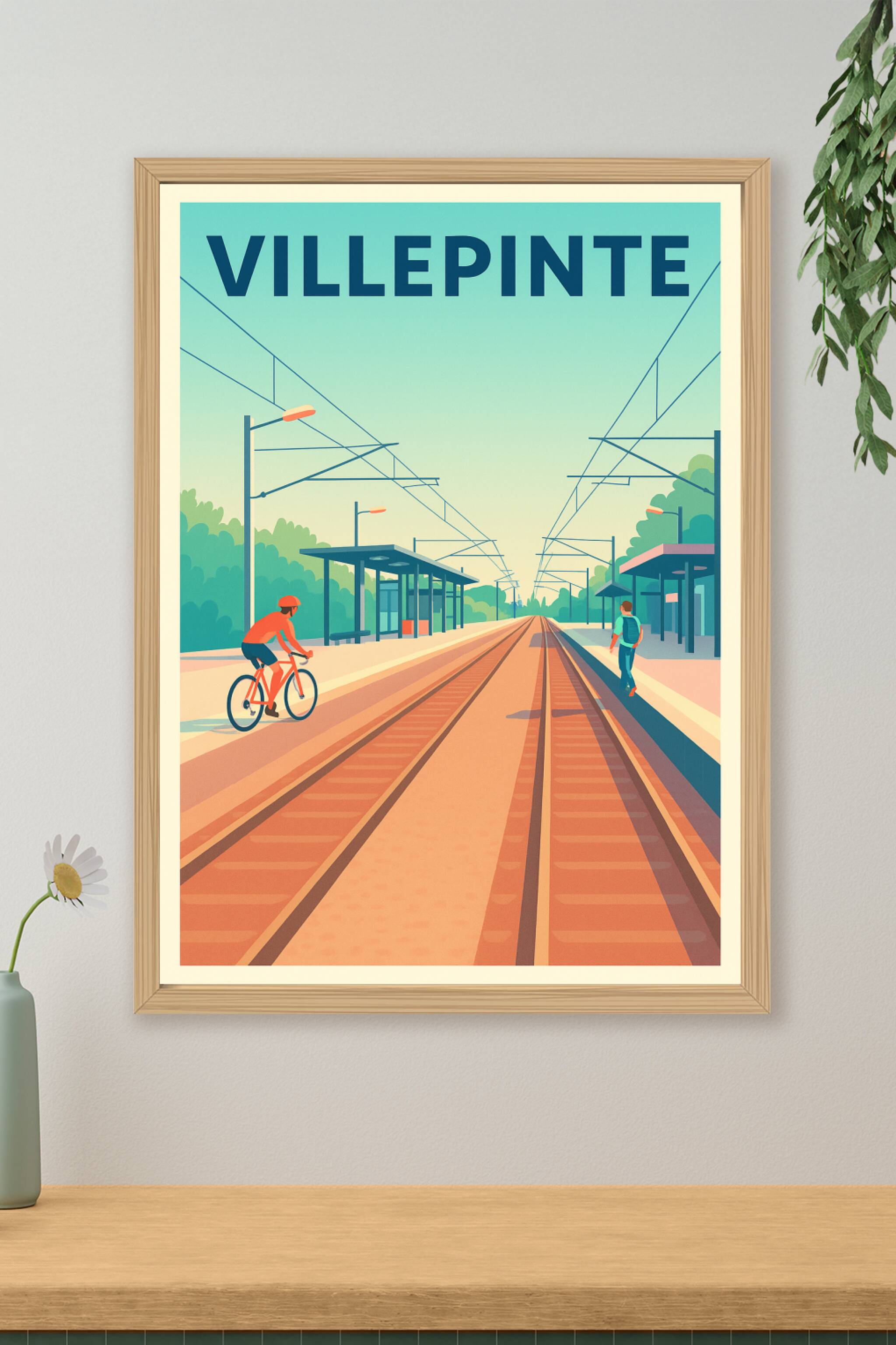 Affiche de Villepinte - Ambiance Clairement Urbaine et Paisible