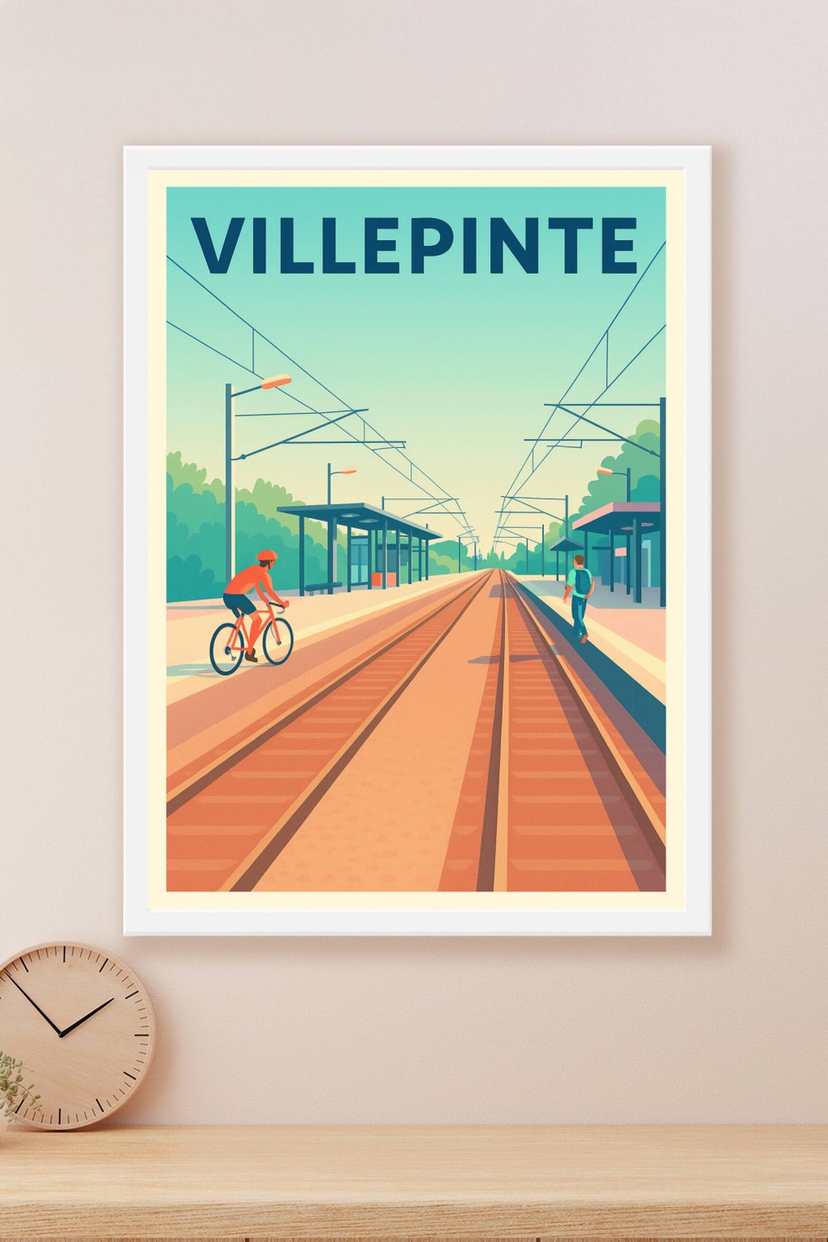 Affiche Villepinte — Ambiance Clairement Urbaine et Paisible · poster d'art de Villepinte