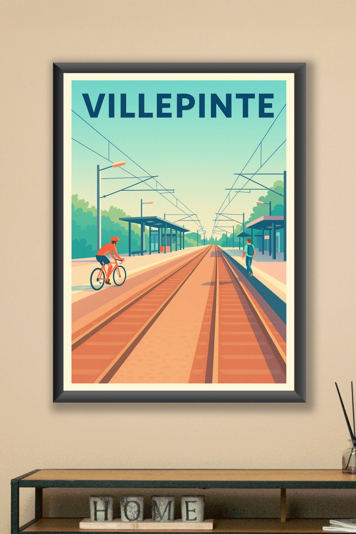 Affiche Villepinte — Ambiance Clairement Urbaine et Paisible · poster d'art de Villepinte