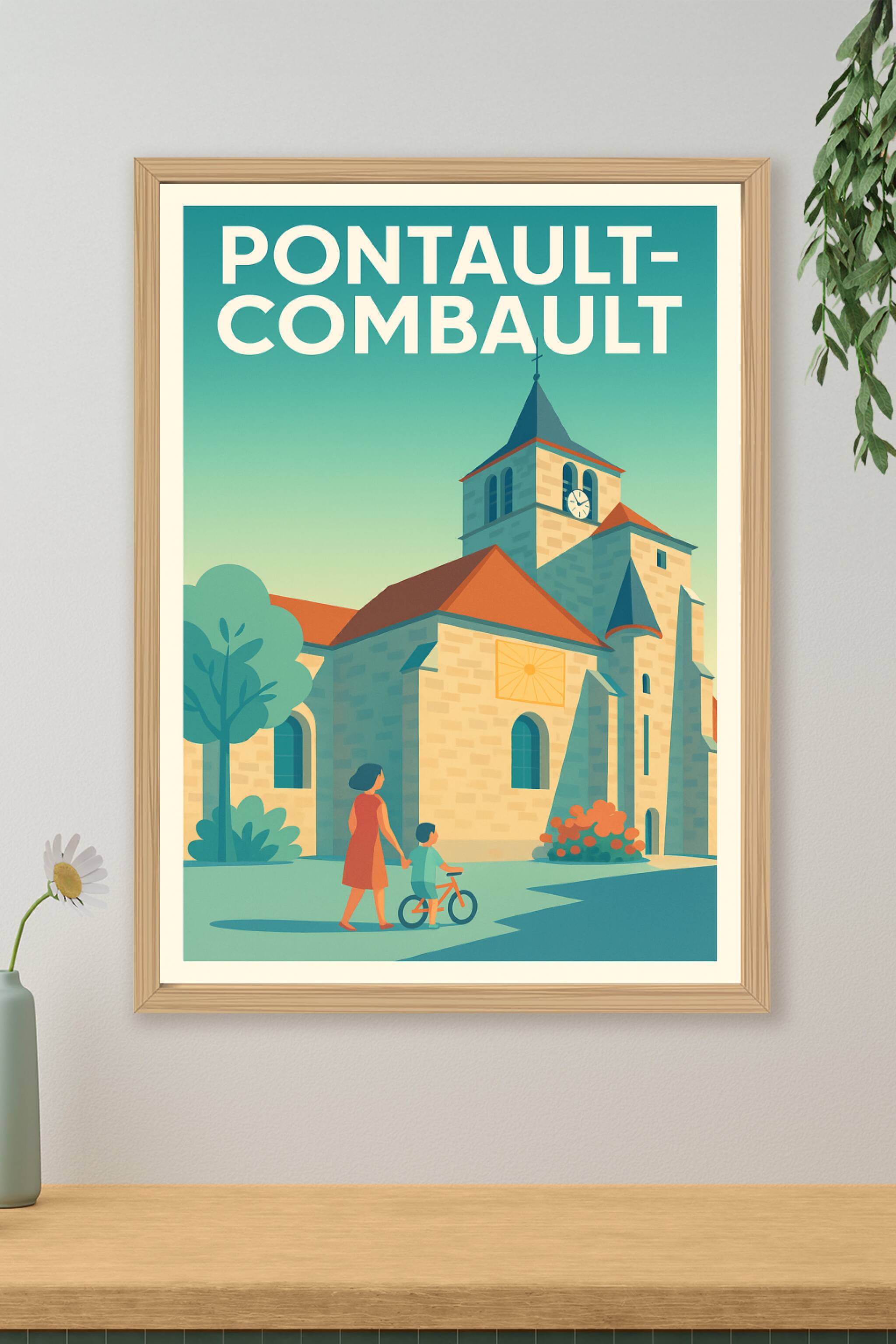 Affiche de Pontault-Combault - Charme et Sérénité au Cœur de la Ville