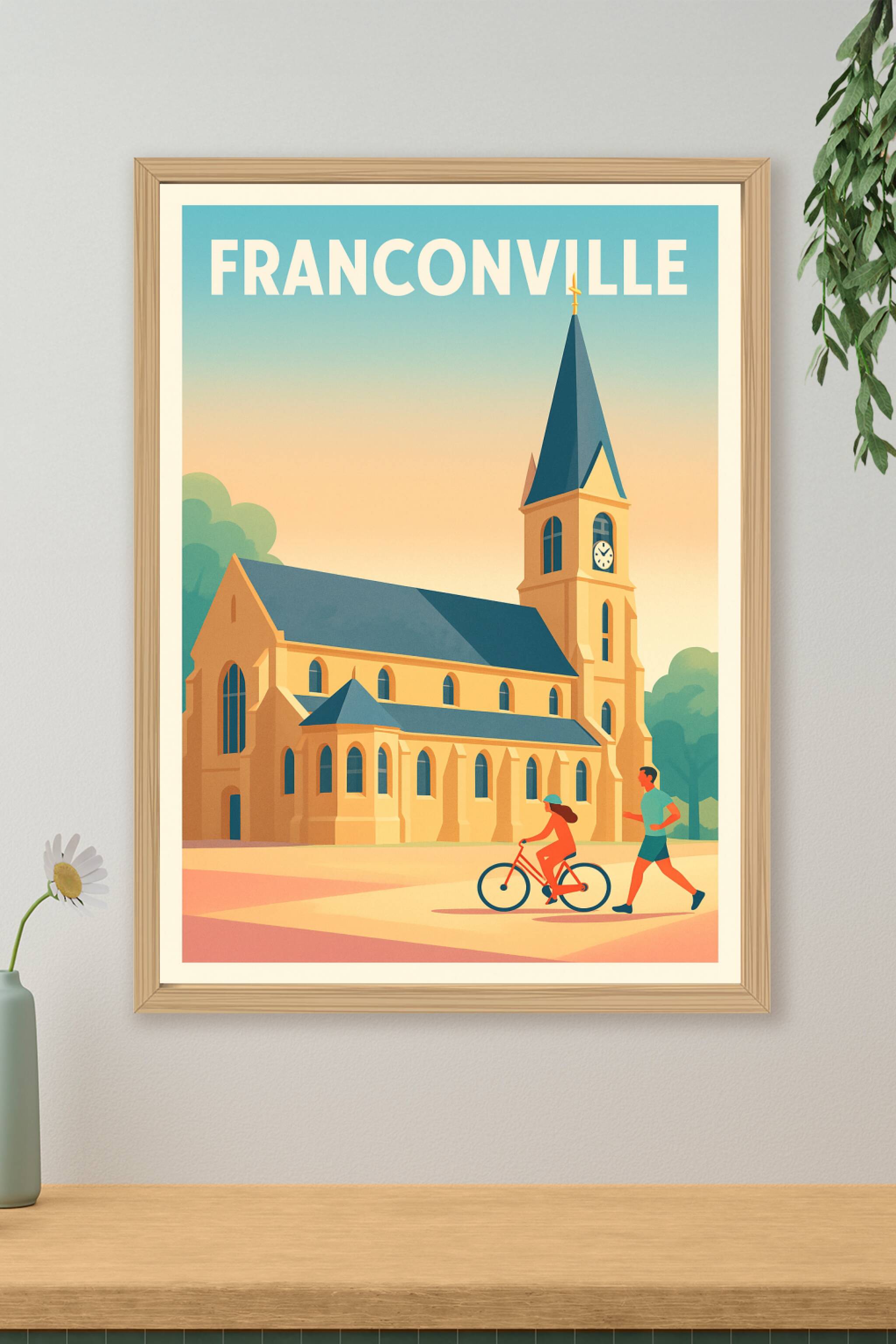 Affiche de Franconville - Charme tranquille et patrimoine