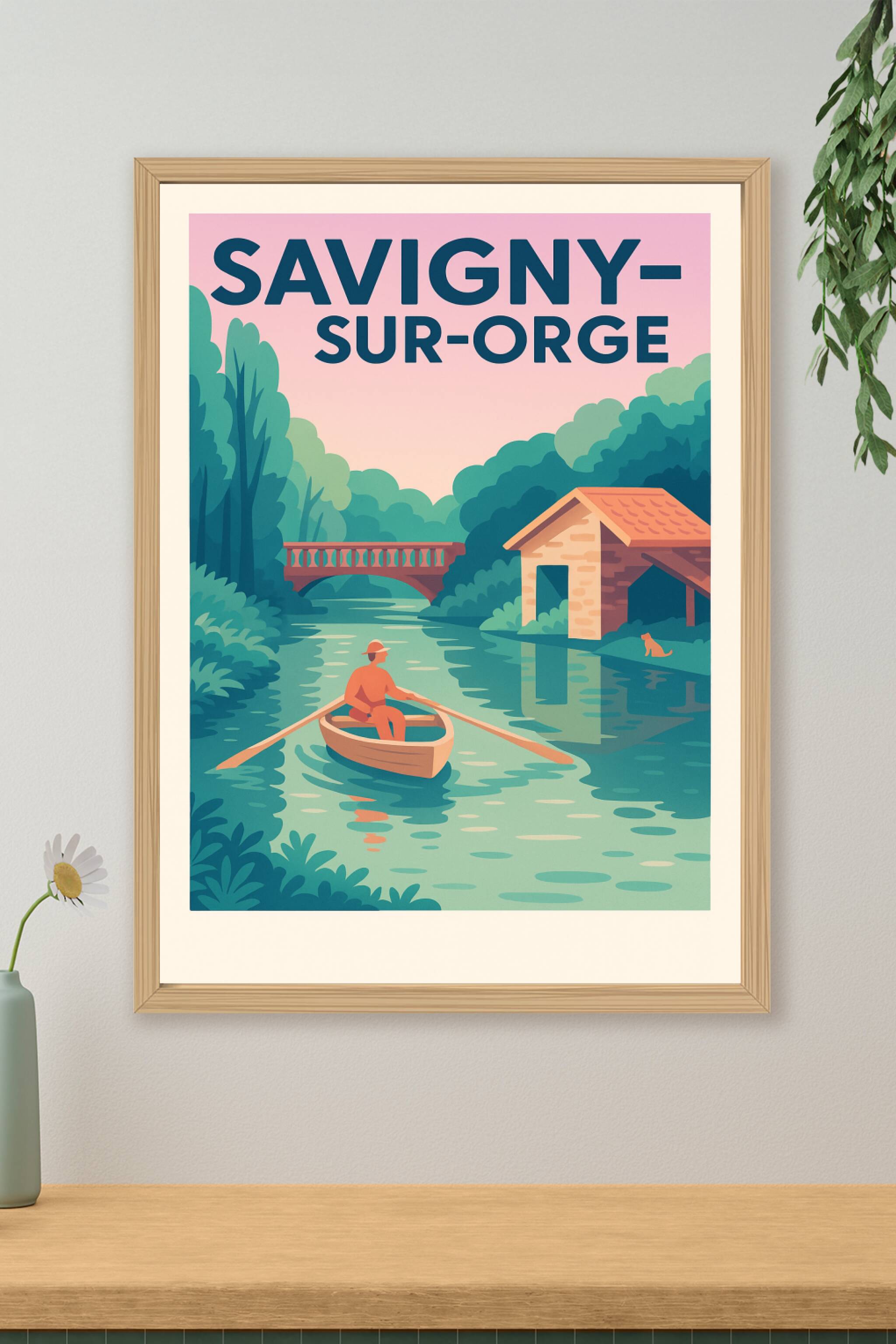 Affiche de Savigny-sur-Orge - Évasion au fil de l'eau
