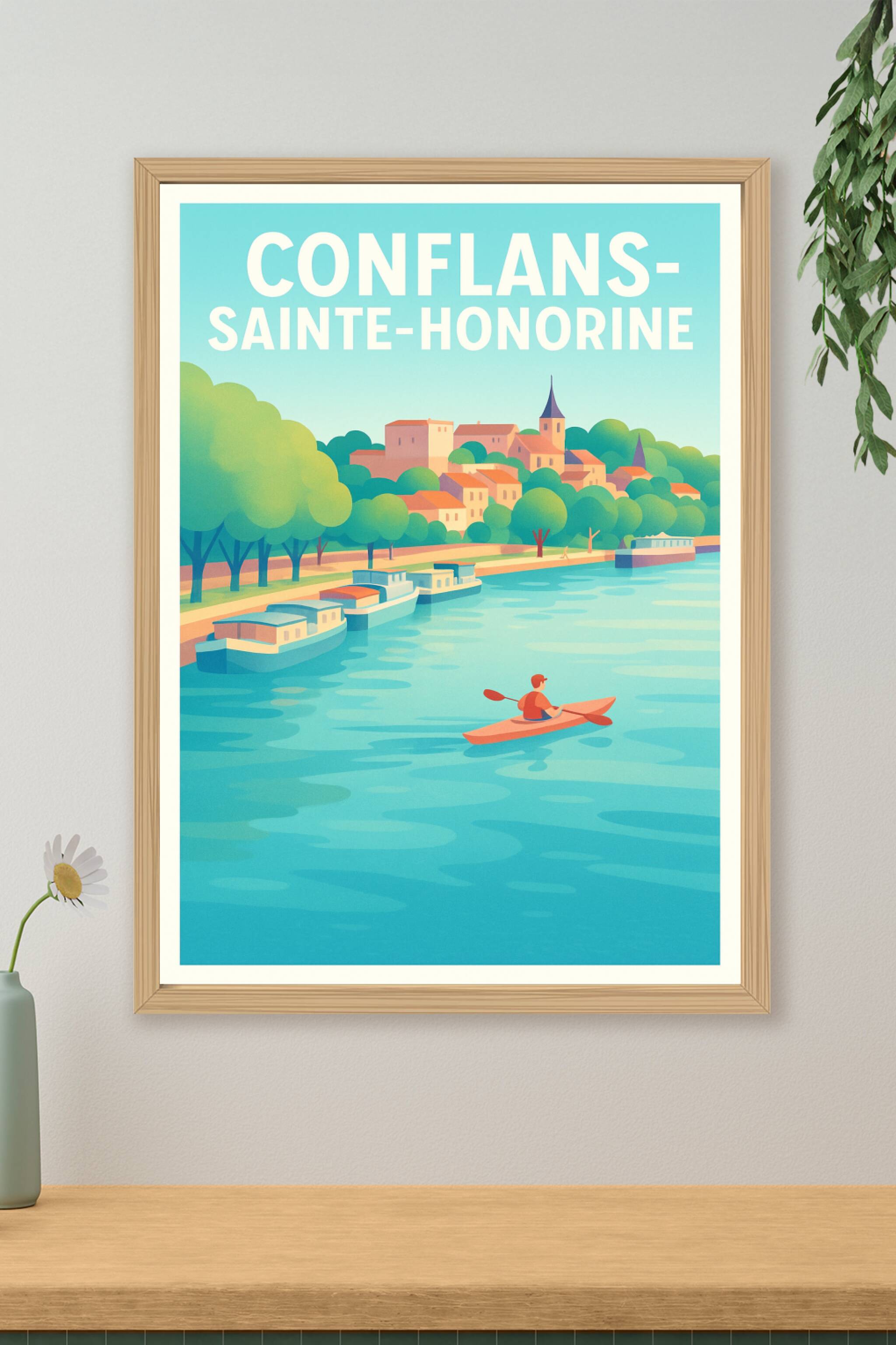 Affiche de Conflans-Sainte-Honorine - Escapade paisible au fil de l'eau