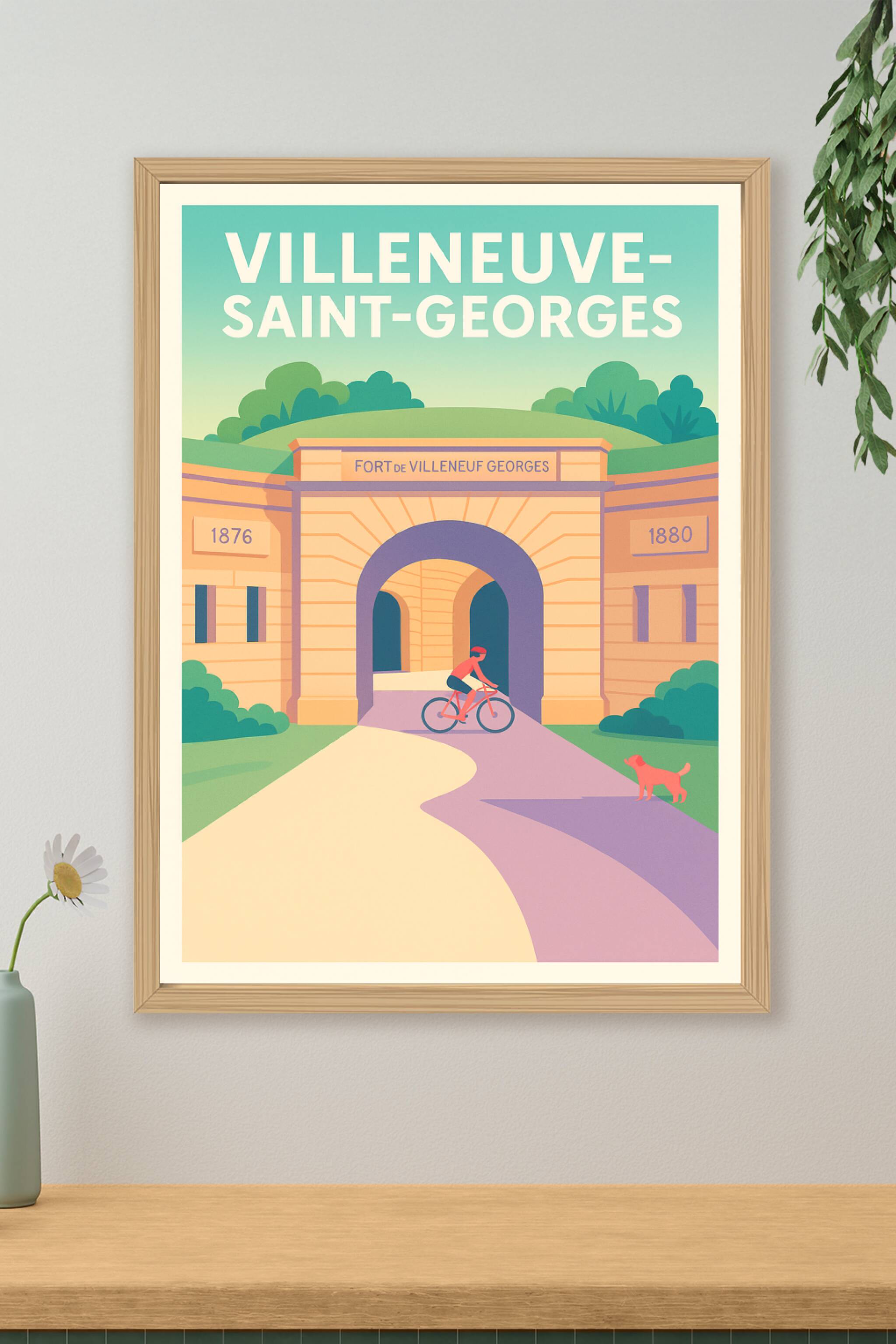 Affiche de Villeneuve-Saint-Georges - Balade au Fort historique