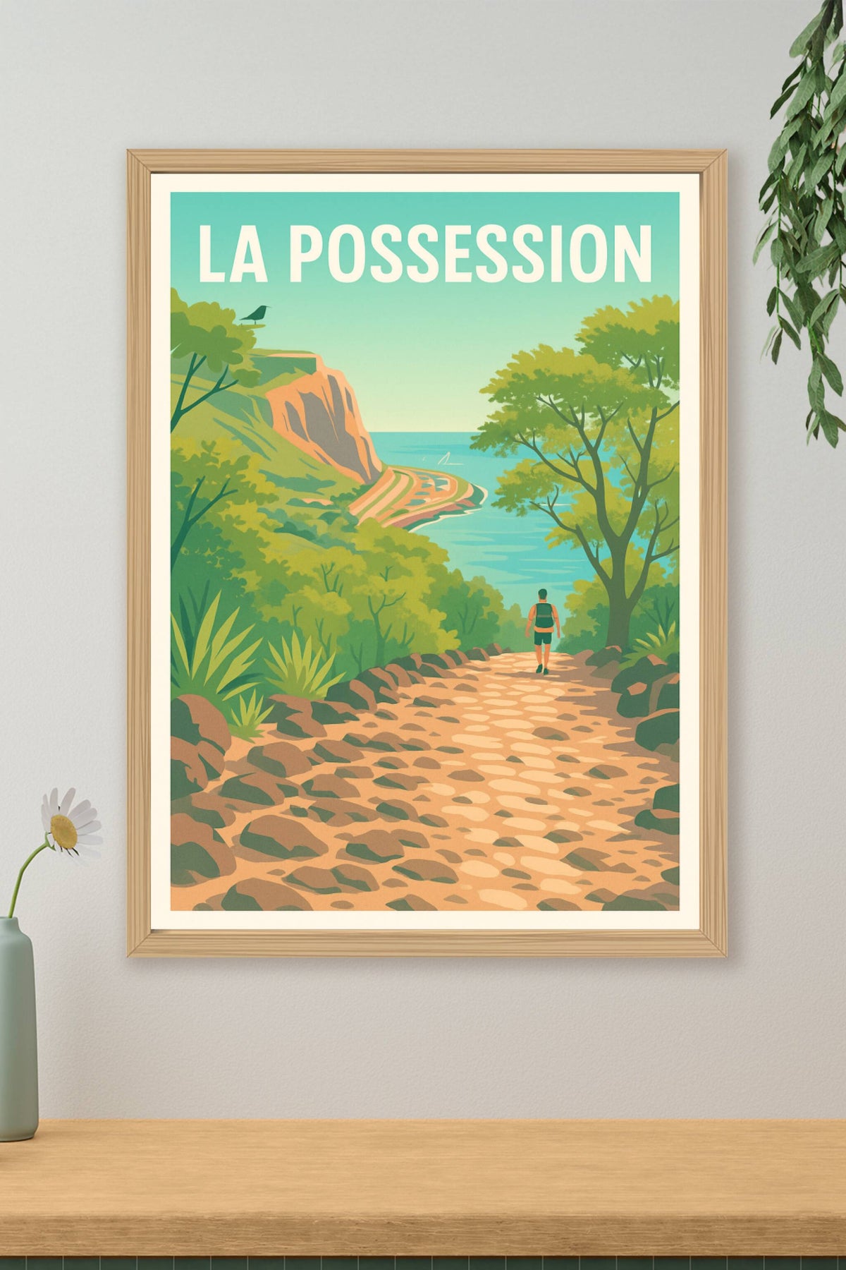 Affiche La Possession — Évasion et Nature au Cœur de l'Île · poster d'art de La Possession