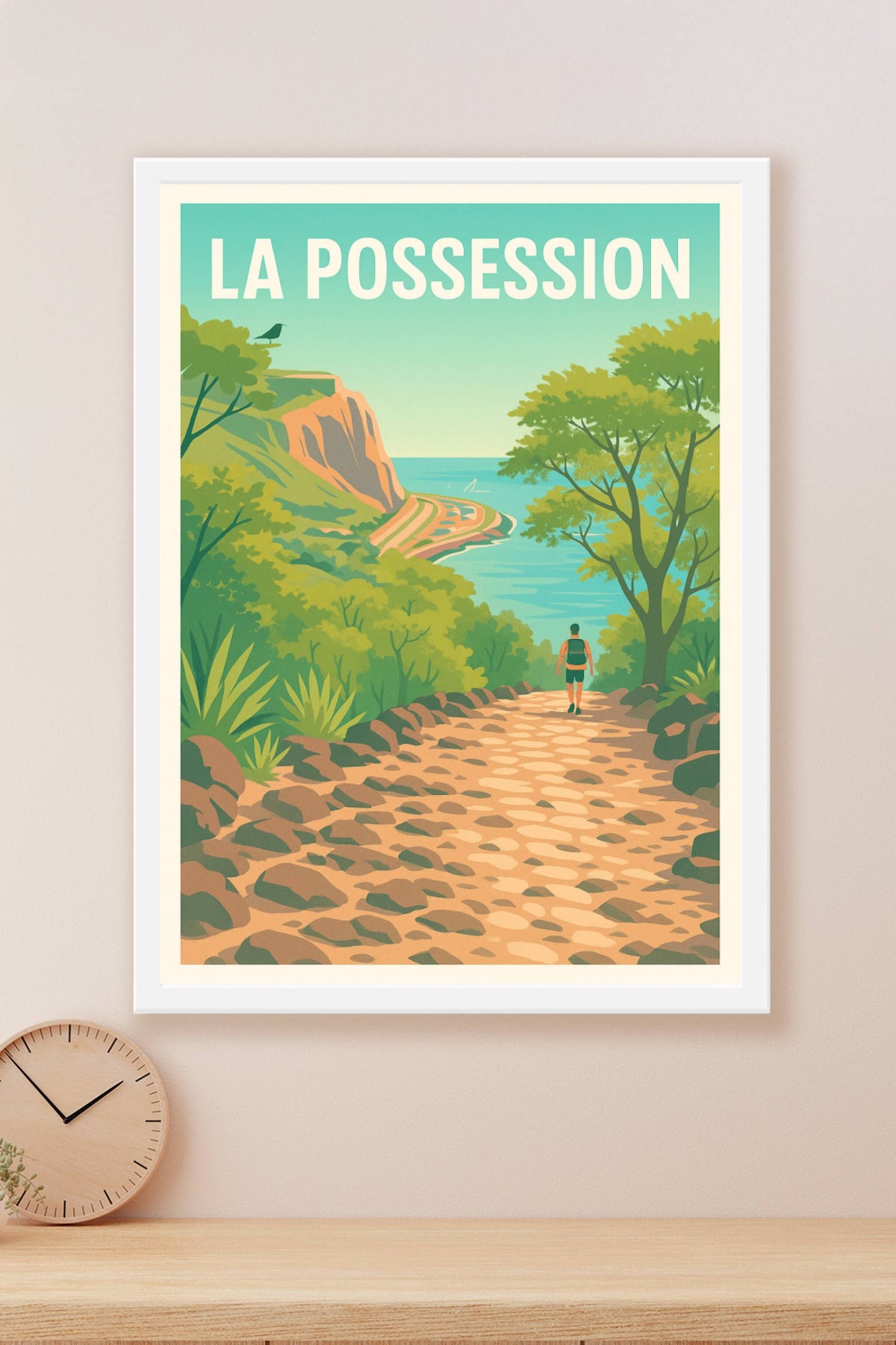 Affiche La Possession — Évasion et Nature au Cœur de l'Île · poster d'art de La Possession