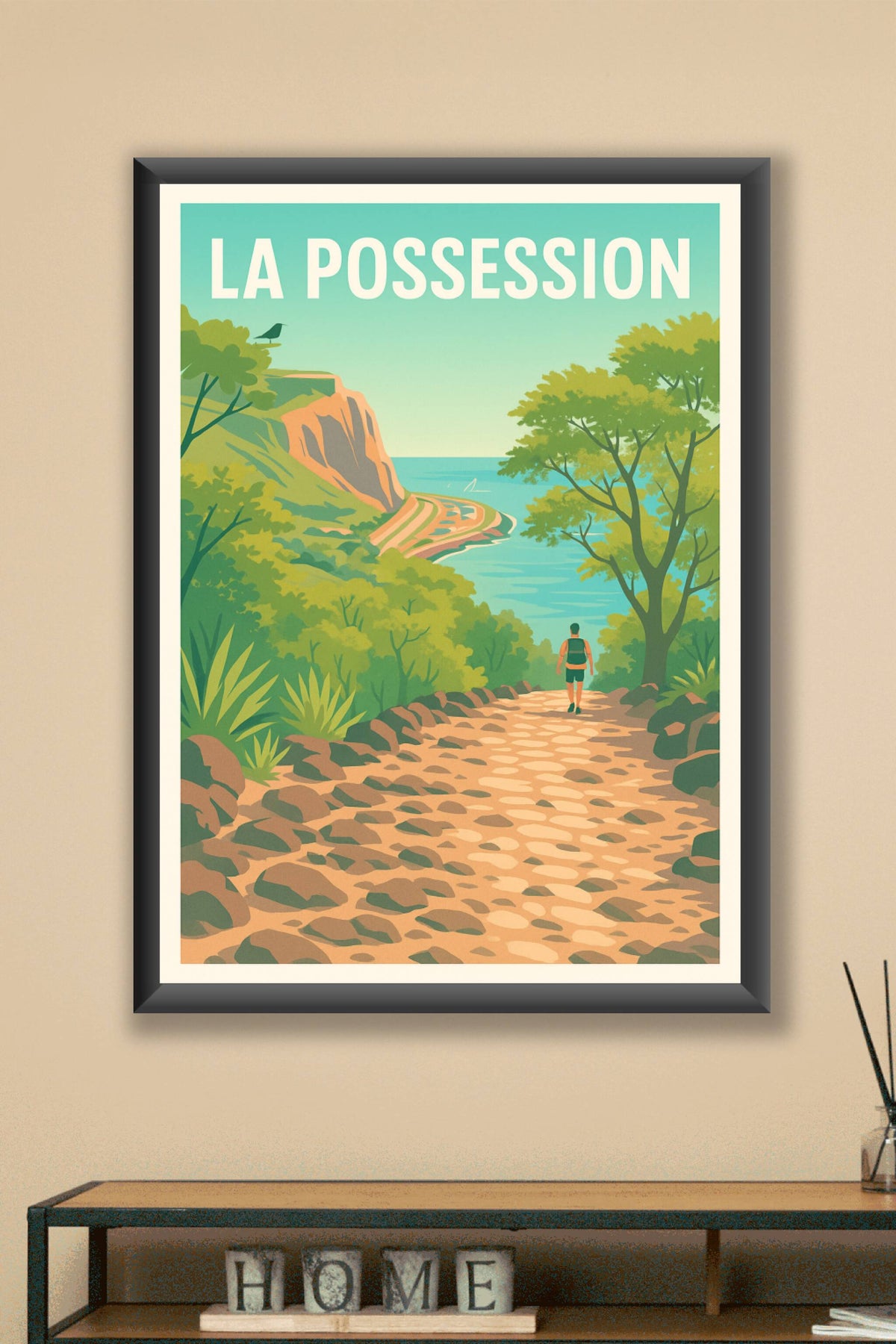 Affiche La Possession — Évasion et Nature au Cœur de l'Île · poster d'art de La Possession
