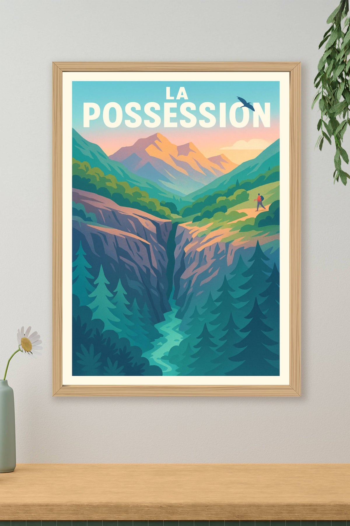 Affiche La Possession — Évasion au cœur des montagnes · poster d'art de La Possession
