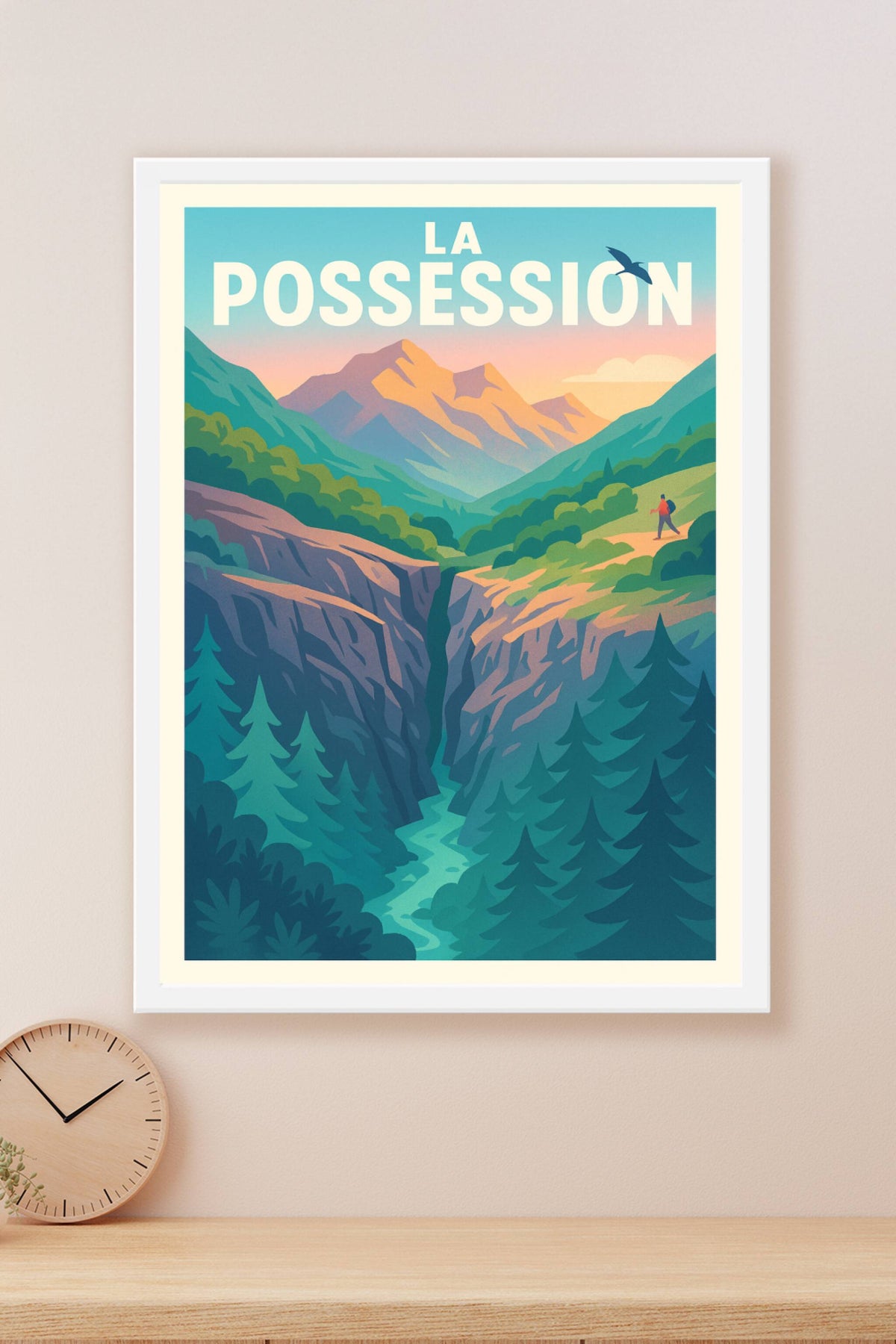 Affiche La Possession — Évasion au cœur des montagnes · poster d'art de La Possession