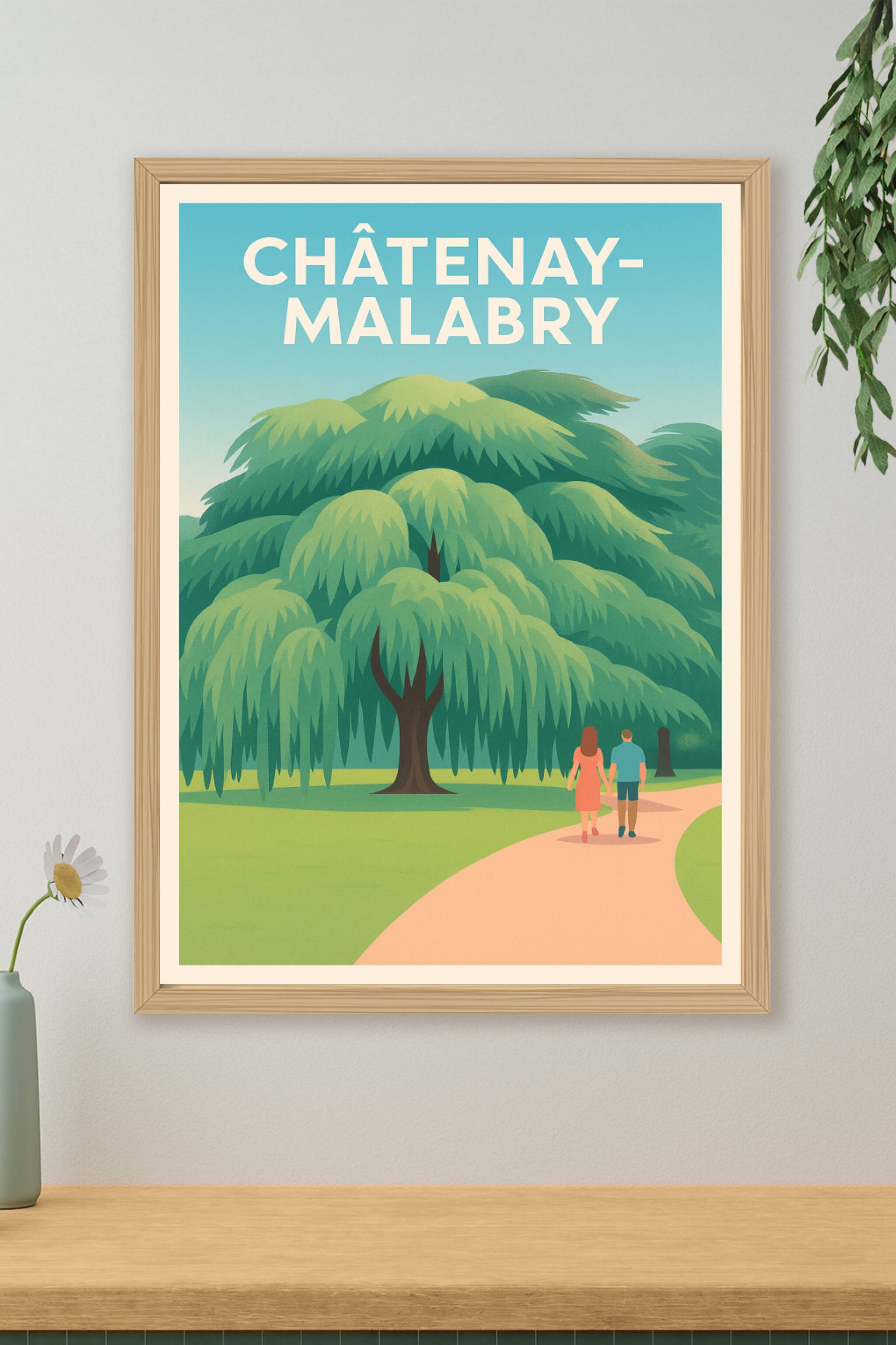 Affiche de Châtenay-Malabry - Promenade au cœur de la nature