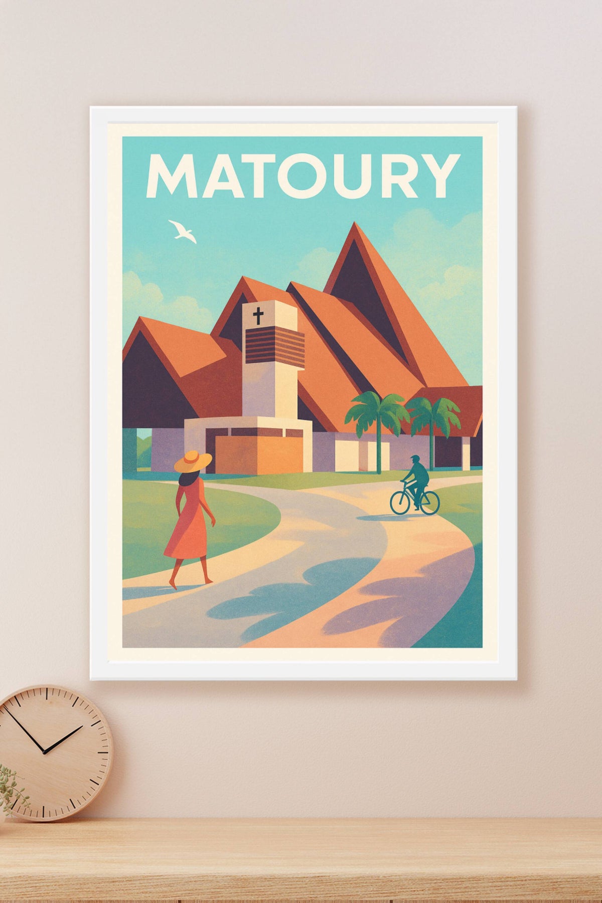 Affiche Matoury — Charme tropical et architecture élégante · poster d'art de Matoury
