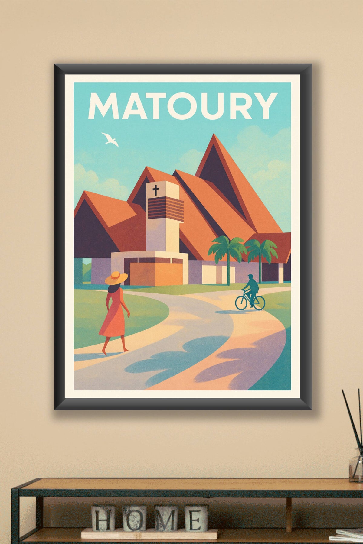 Affiche Matoury — Charme tropical et architecture élégante · poster d'art de Matoury