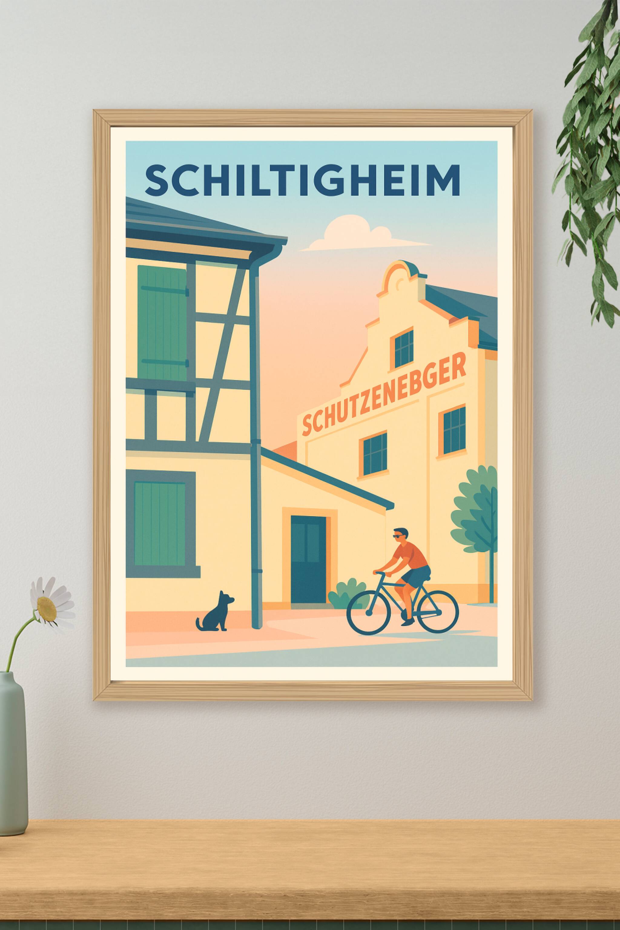 Affiche de Schiltigheim - Charme et douceur alsacienne