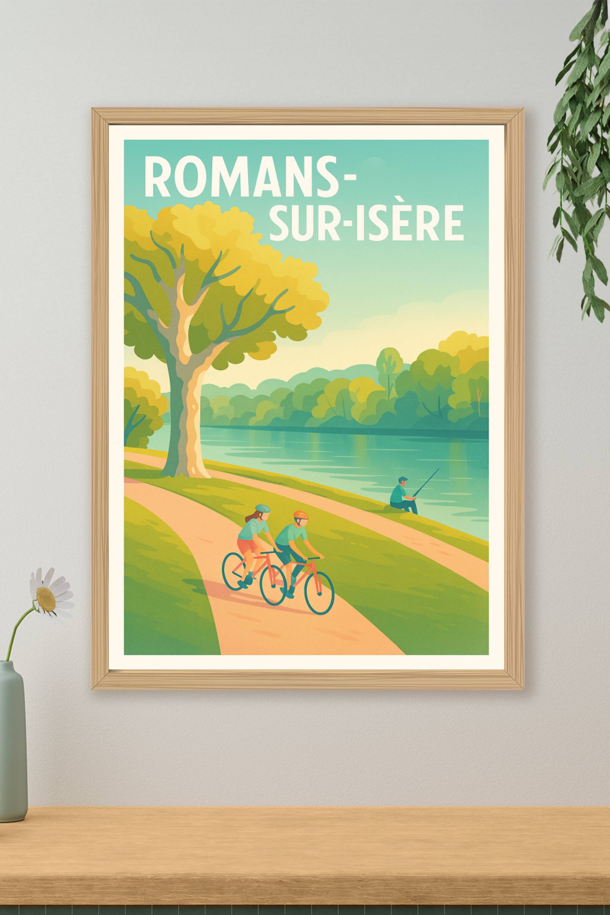 Affiche de Romans-sur-Isère - Balade au fil de l'eau