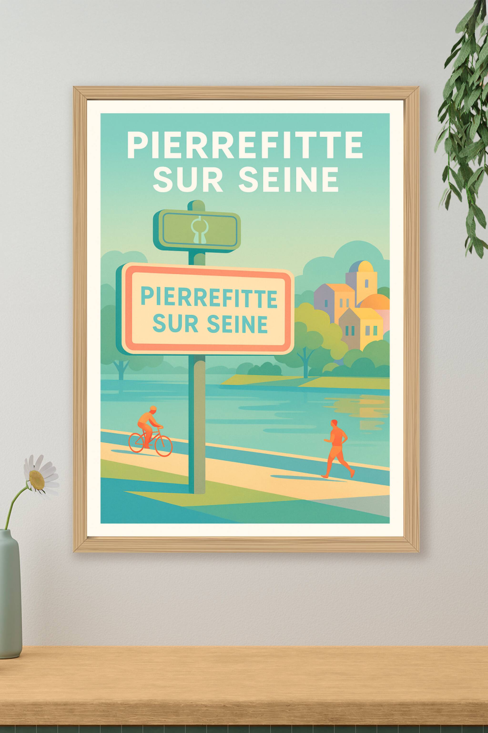 Affiche de Pierrefitte-sur-Seine - Charme fluvial et vie active