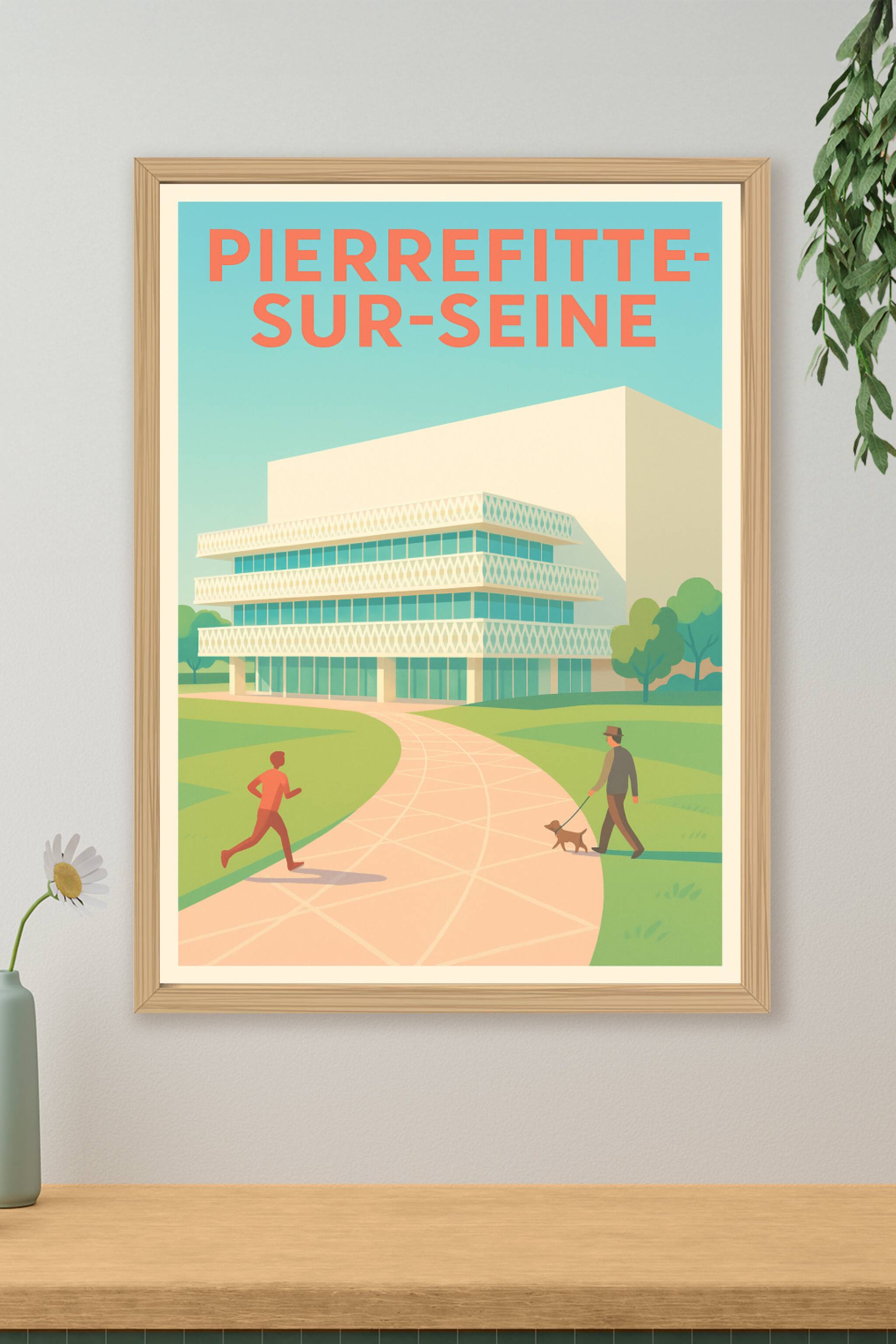 Affiche de Pierrefitte-sur-Seine - Un havre de modernité et de sérénité