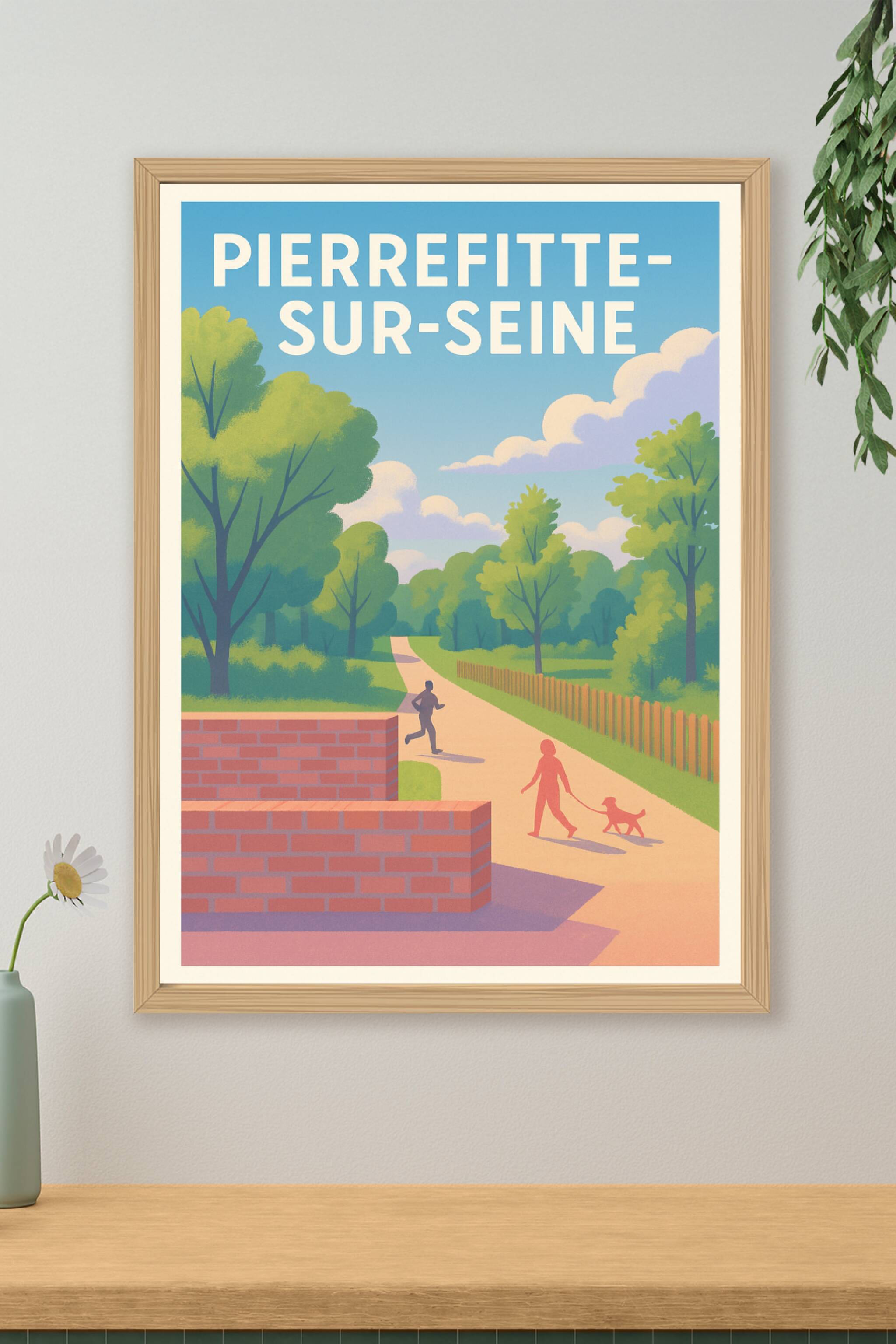 Affiche de Pierrefitte-sur-Seine - Promenade au cœur de la nature