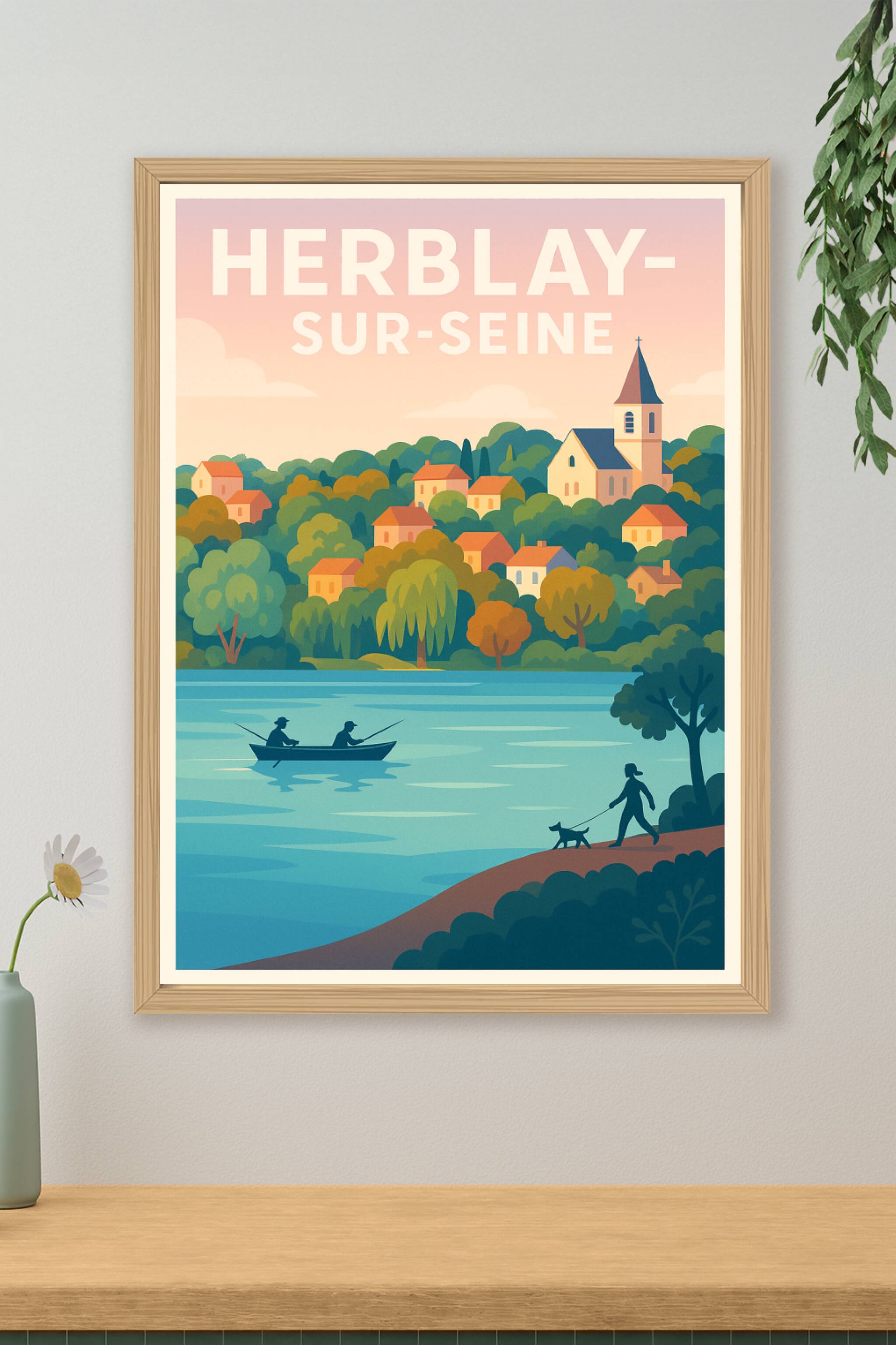 Affiche de Herblay-sur-Seine - Évasion bucolique au fil de l'eau