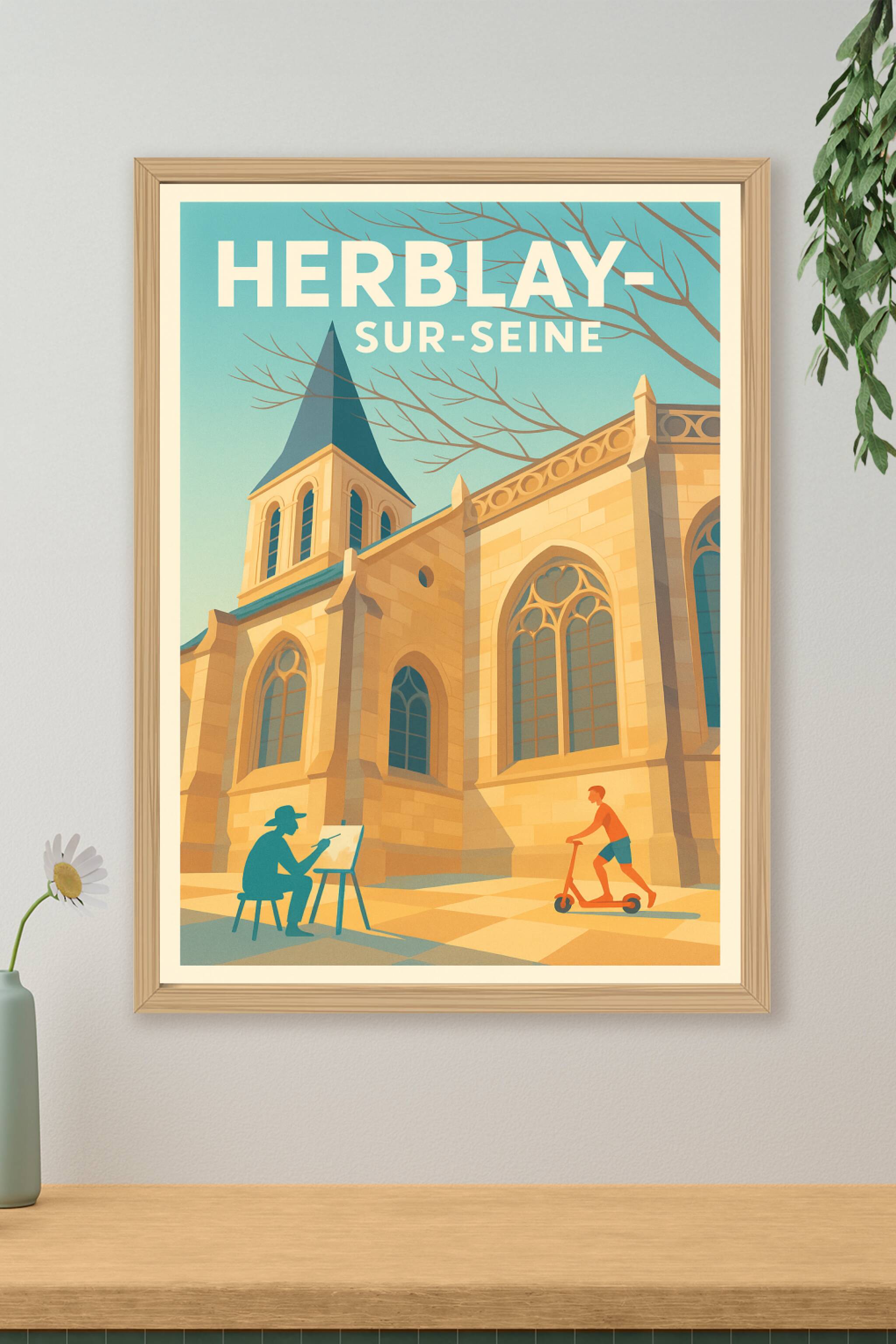 Affiche de Herblay-sur-Seine - Charme et sérénité au fil de la Seine