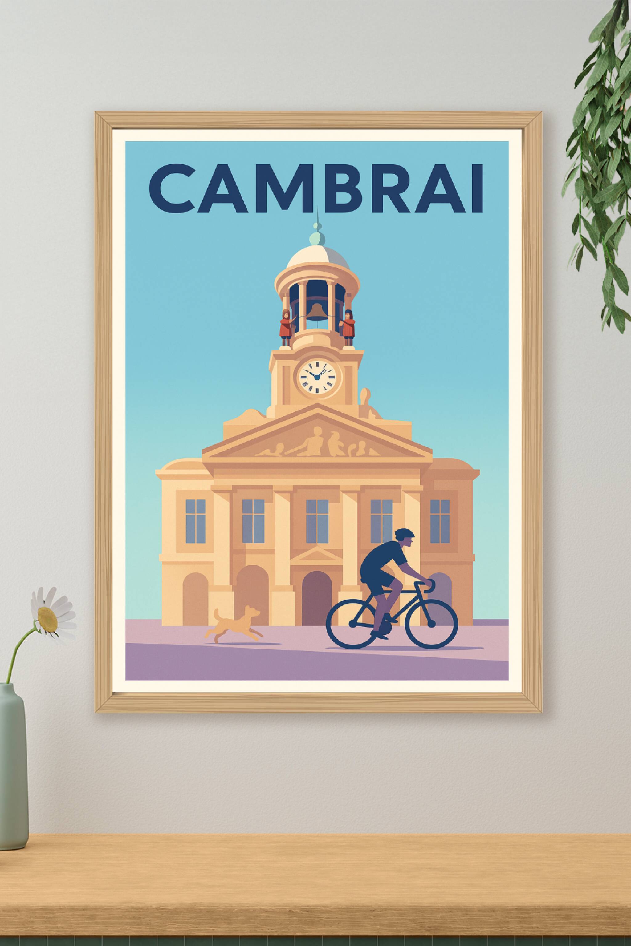 Affiche de Cambrai - L'élégance architecturale et la douceur de vivre