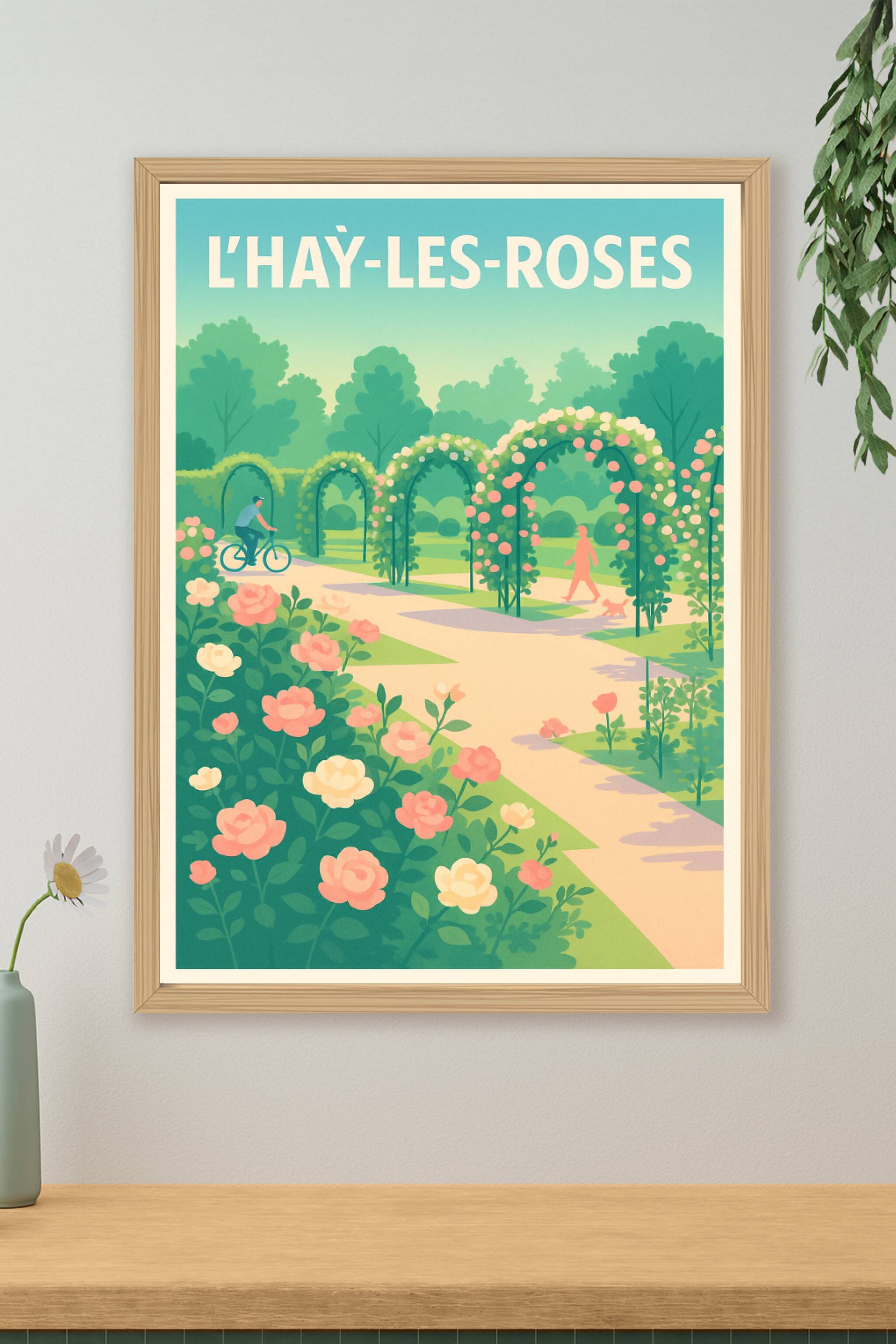 Affiche de L'Haÿ-les-Roses - Promenade fleurie au cœur du parc