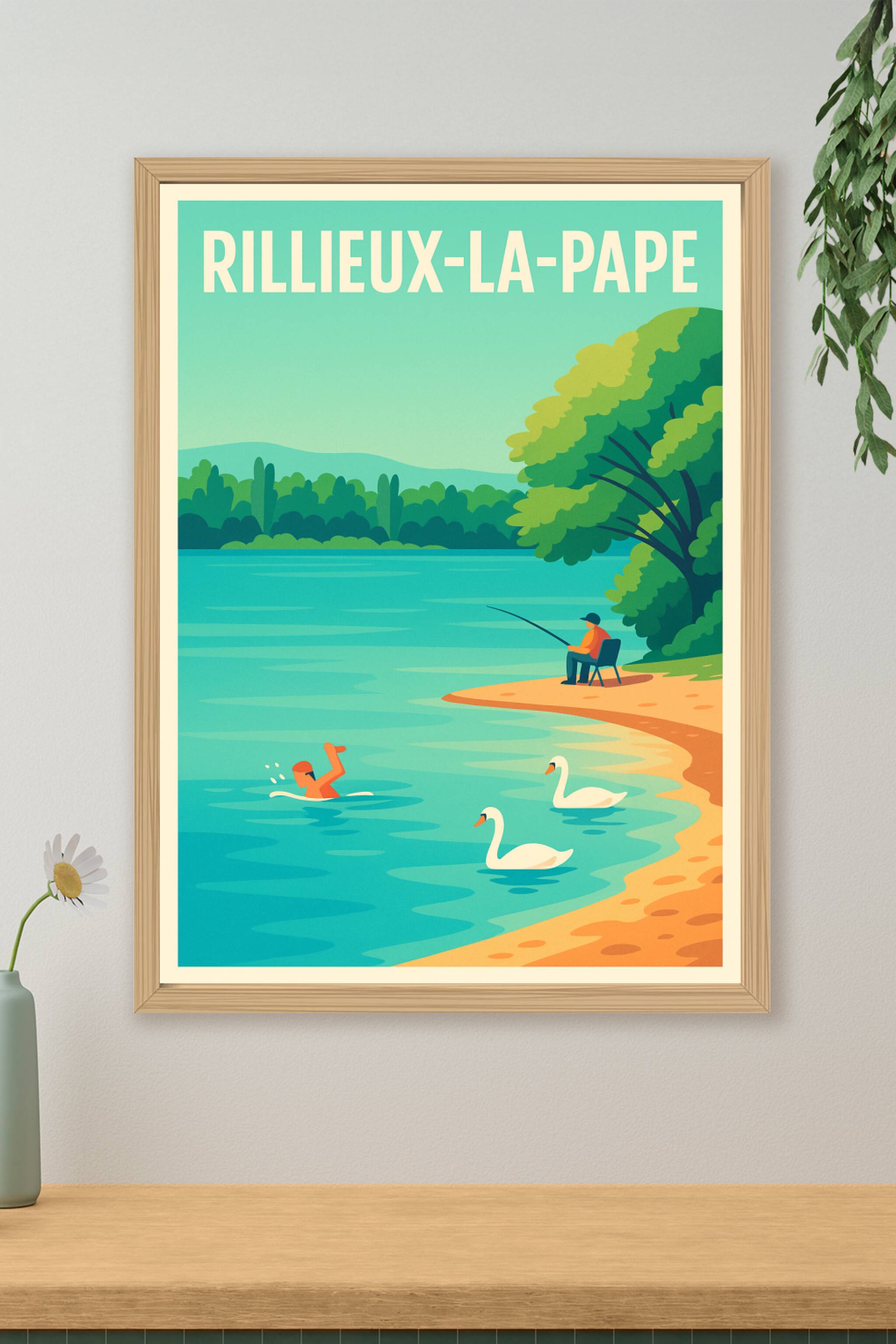 Affiche de Rillieux-la-Pape - Évasion au bord de l'eau