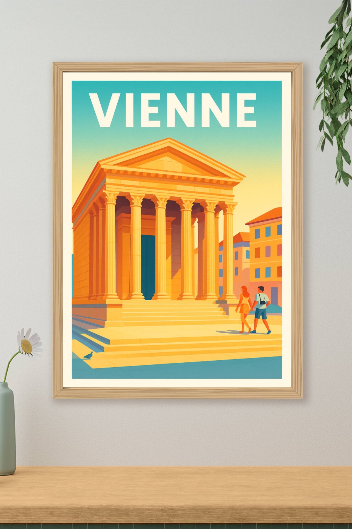 Affiche Vienne — Voyage au cœur de l'Antiquité · poster d'art de Vienne