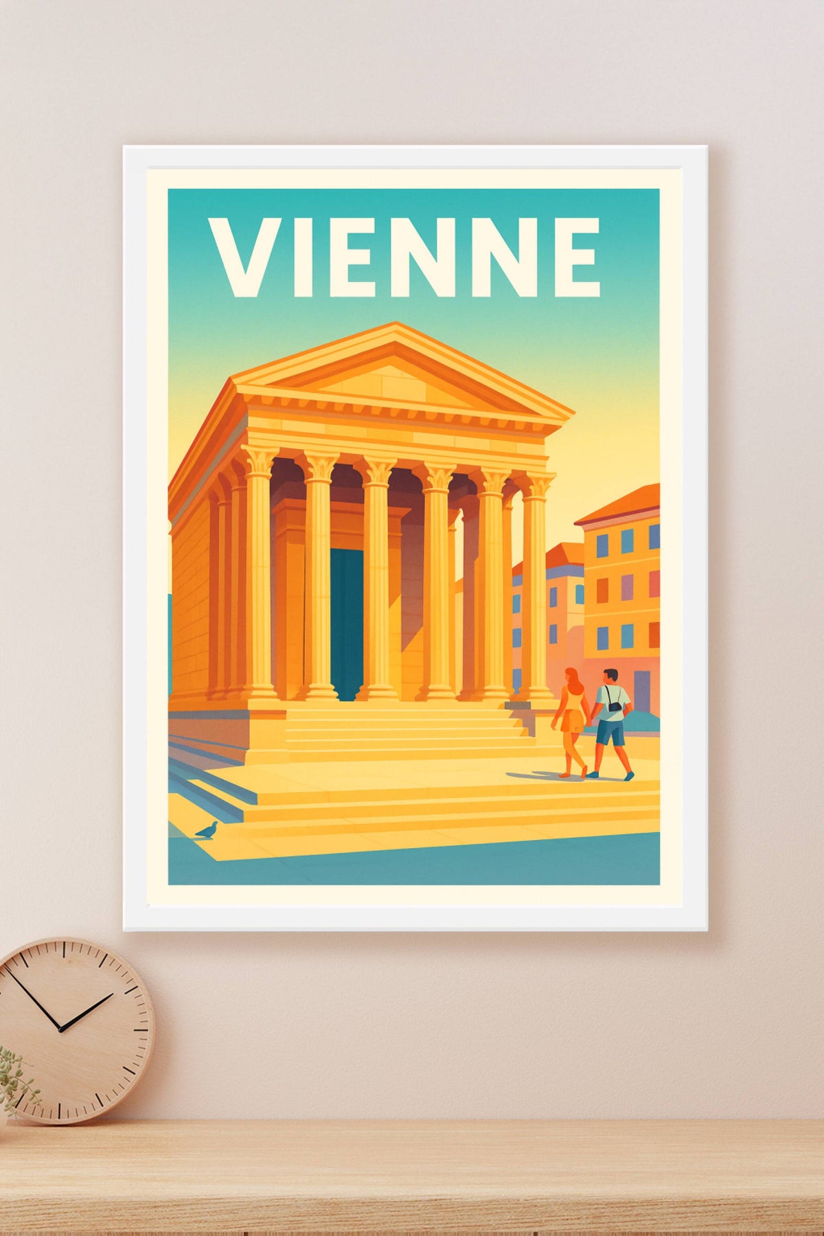 Affiche Vienne — Voyage au cœur de l'Antiquité · poster d'art de Vienne