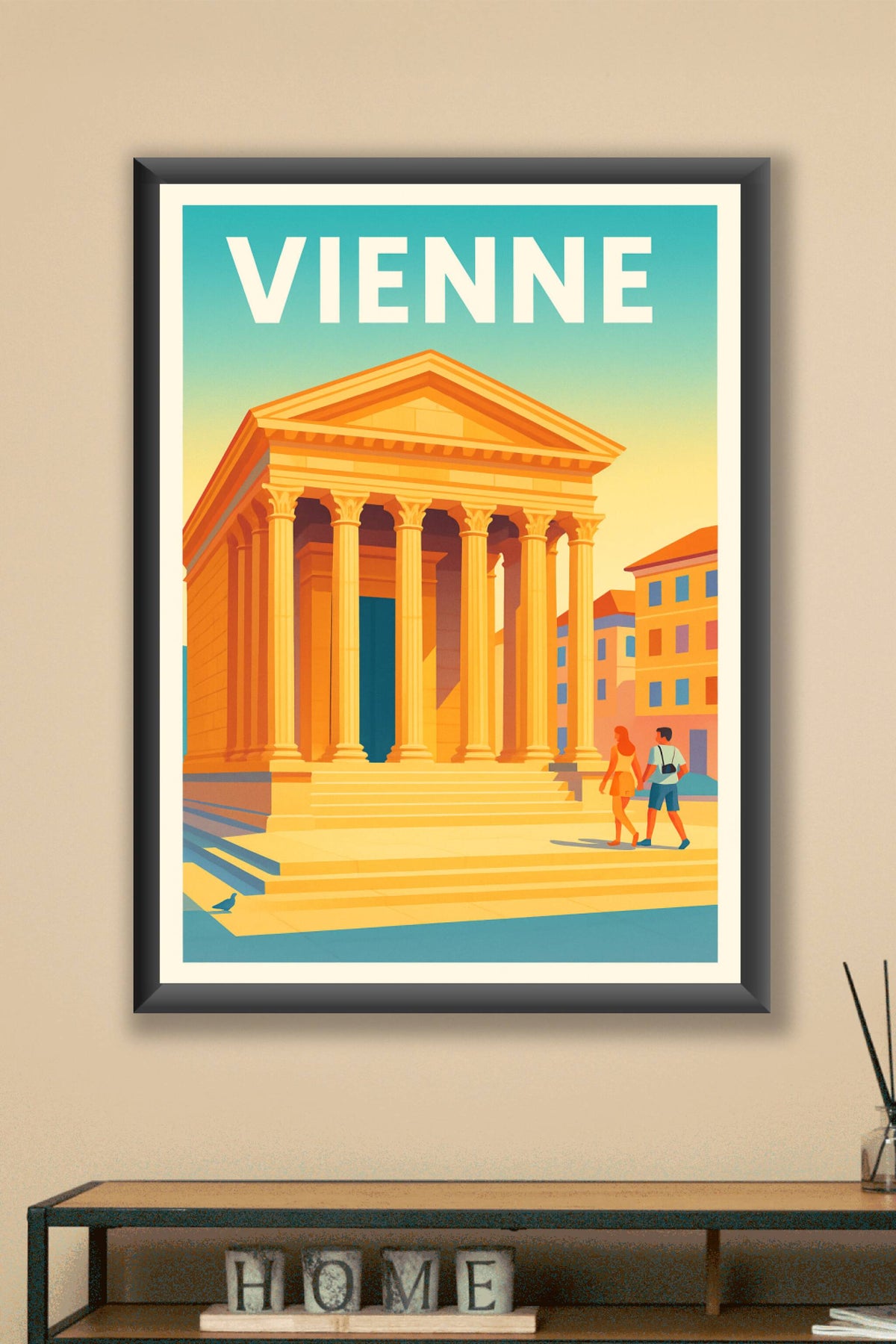 Affiche Vienne — Voyage au cœur de l'Antiquité · poster d'art de Vienne