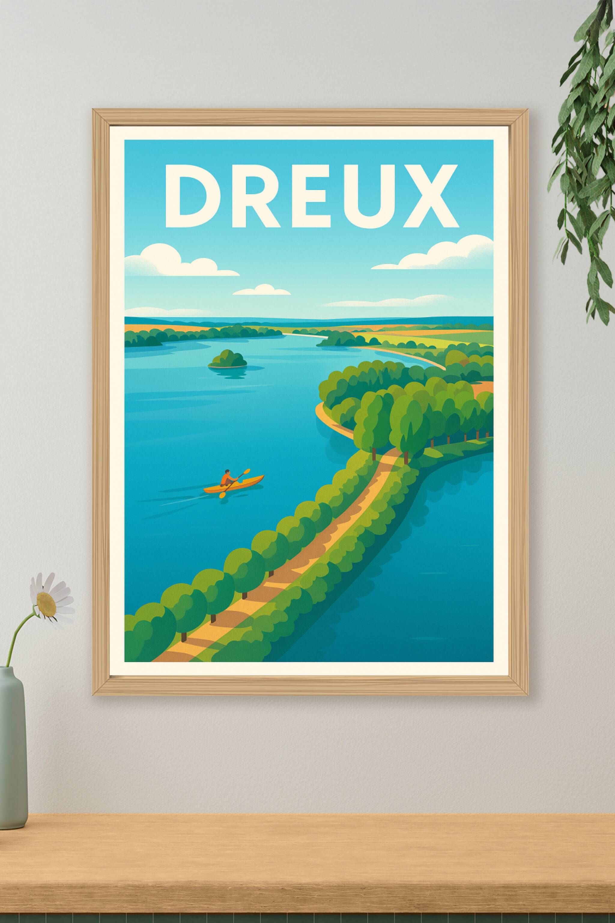 Affiche de Dreux - Évasion au fil de l'eau