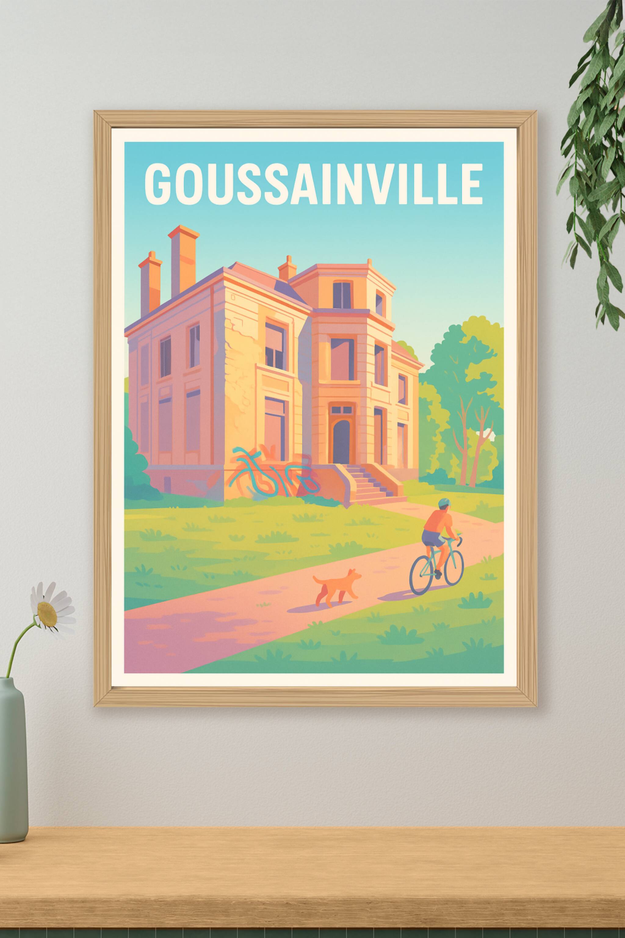 Affiche de Goussainville - Douceur et nature à vélo