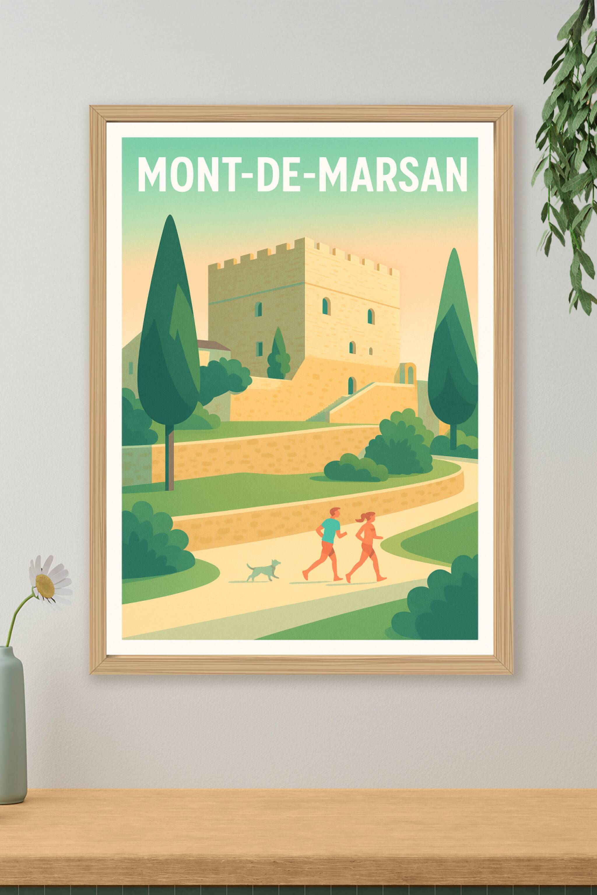 Affiche de Mont-de-Marsan - Promenade au fil de l'histoire