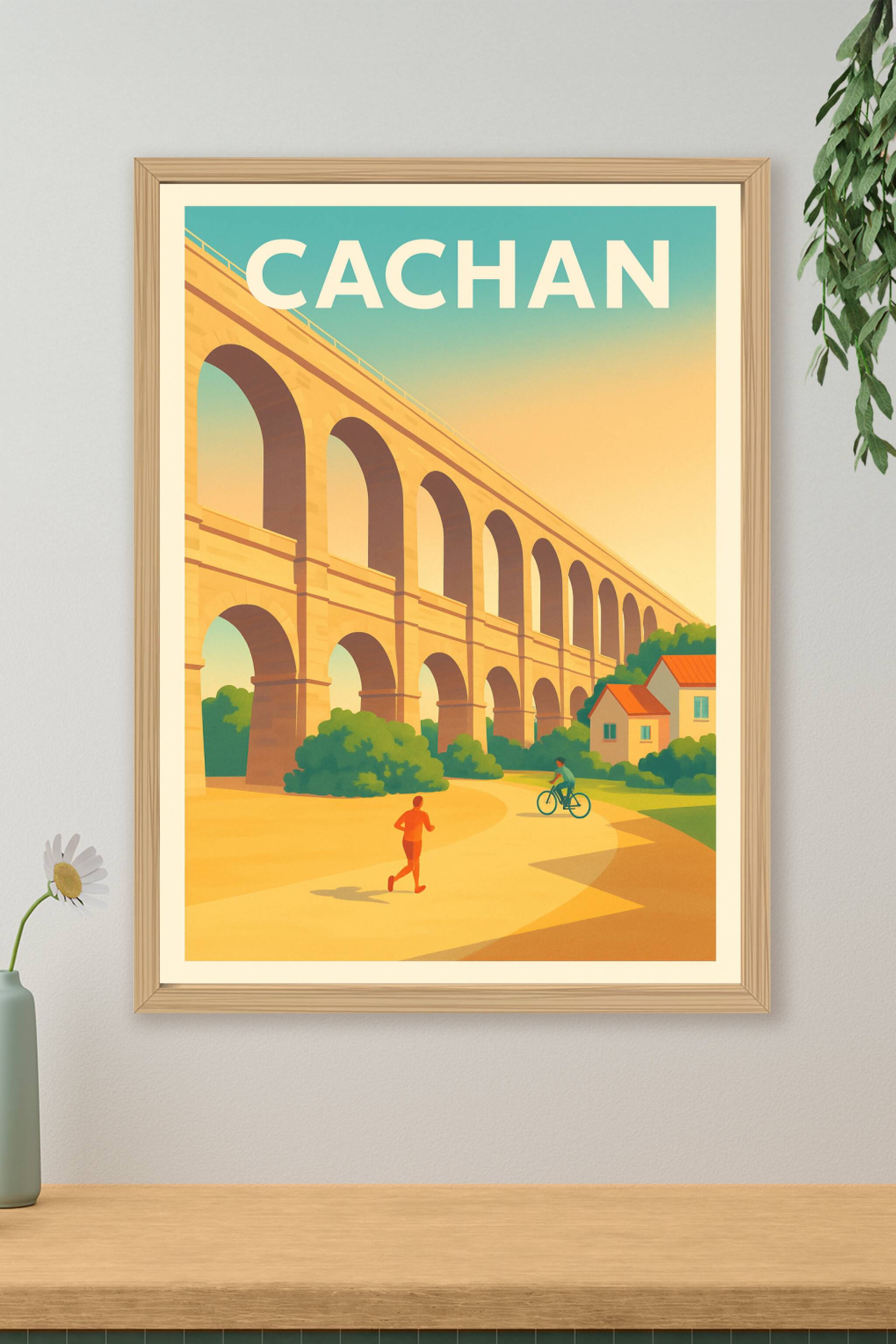 Affiche de Cachan - Harmonie entre patrimoine et nature
