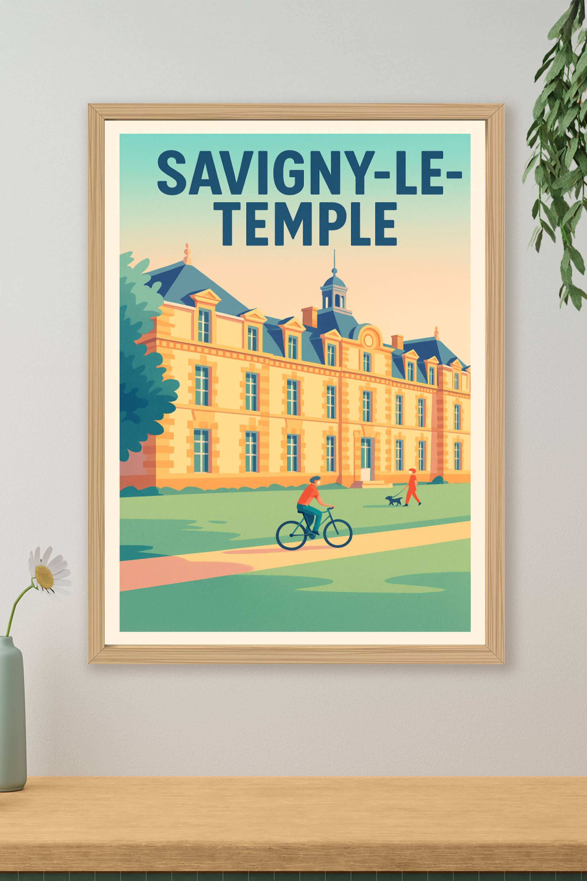 Affiche de Savigny-le-Temple - Charme et sérénité à l'honneur