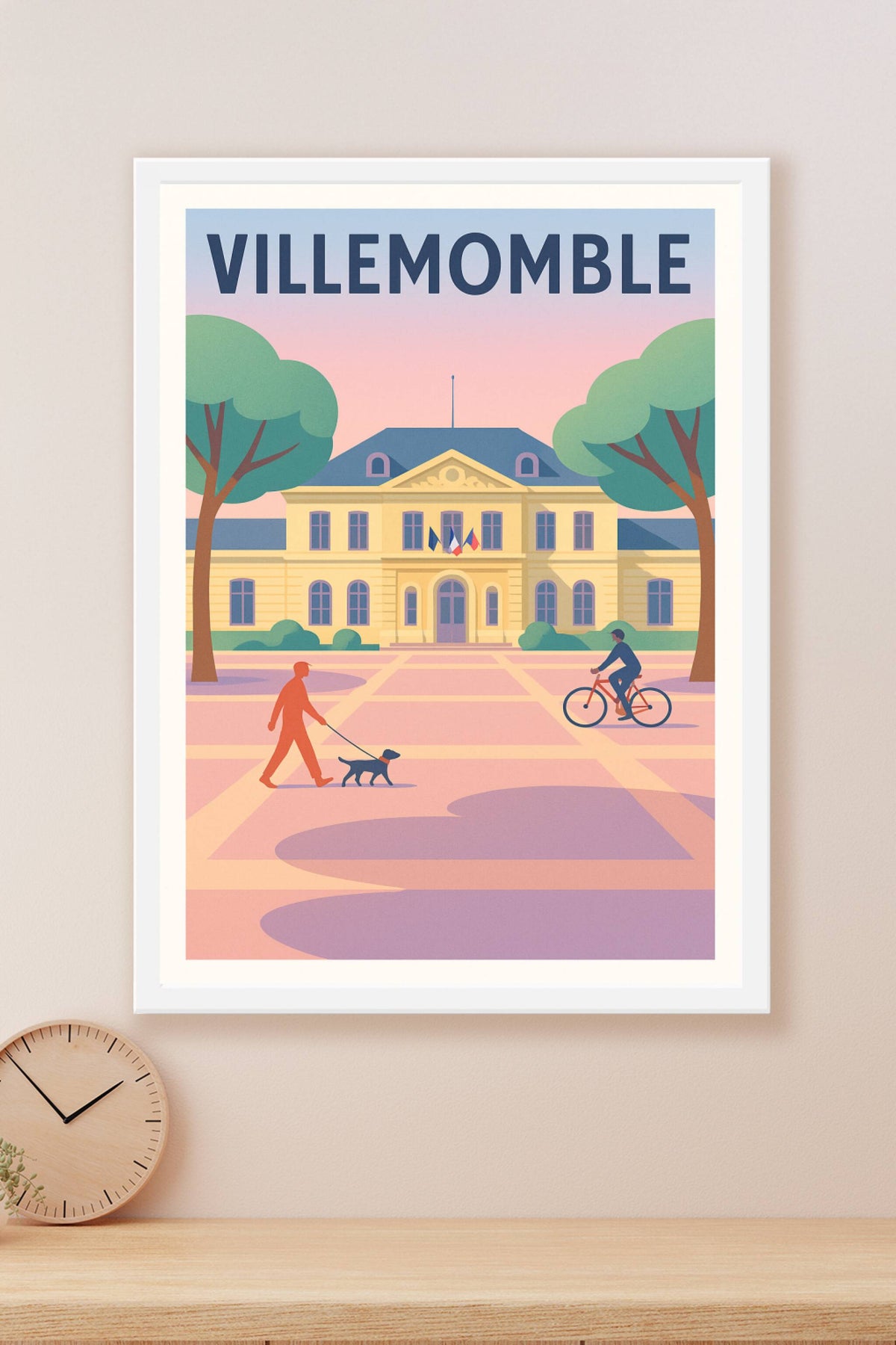 Affiche Villemomble — Harmonie urbaine et douceur de vivre · poster d'art de Villemomble
