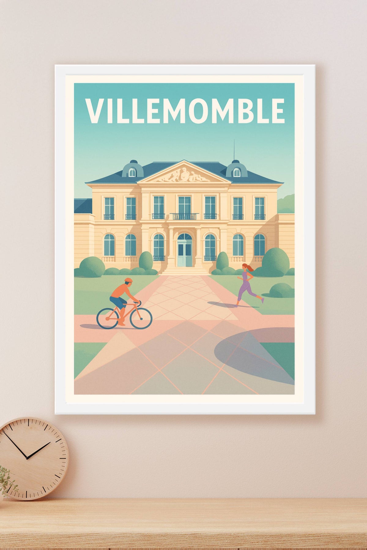 Affiche Villemomble — Harmonie entre culture et nature · poster d'art de Villemomble