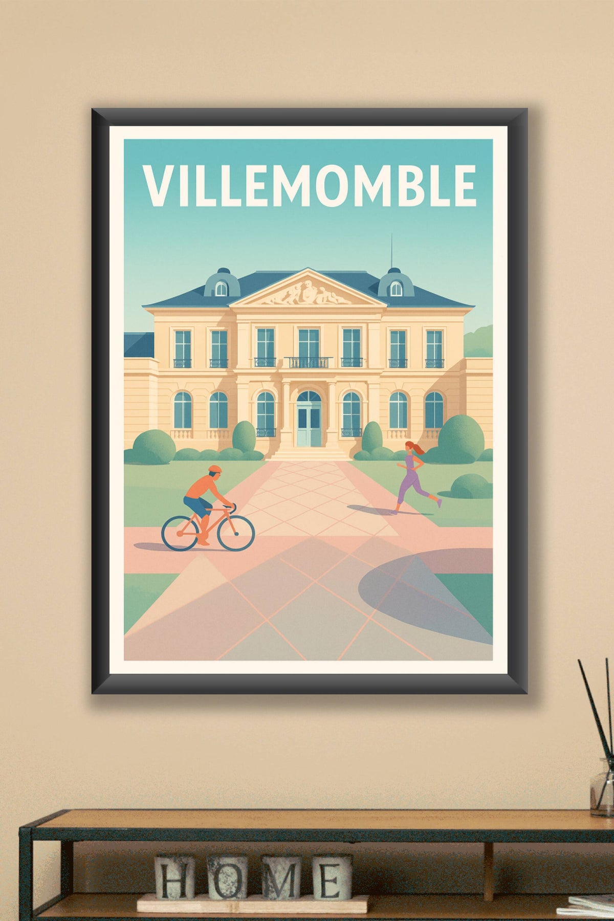 Affiche Villemomble — Harmonie entre culture et nature · poster d'art de Villemomble
